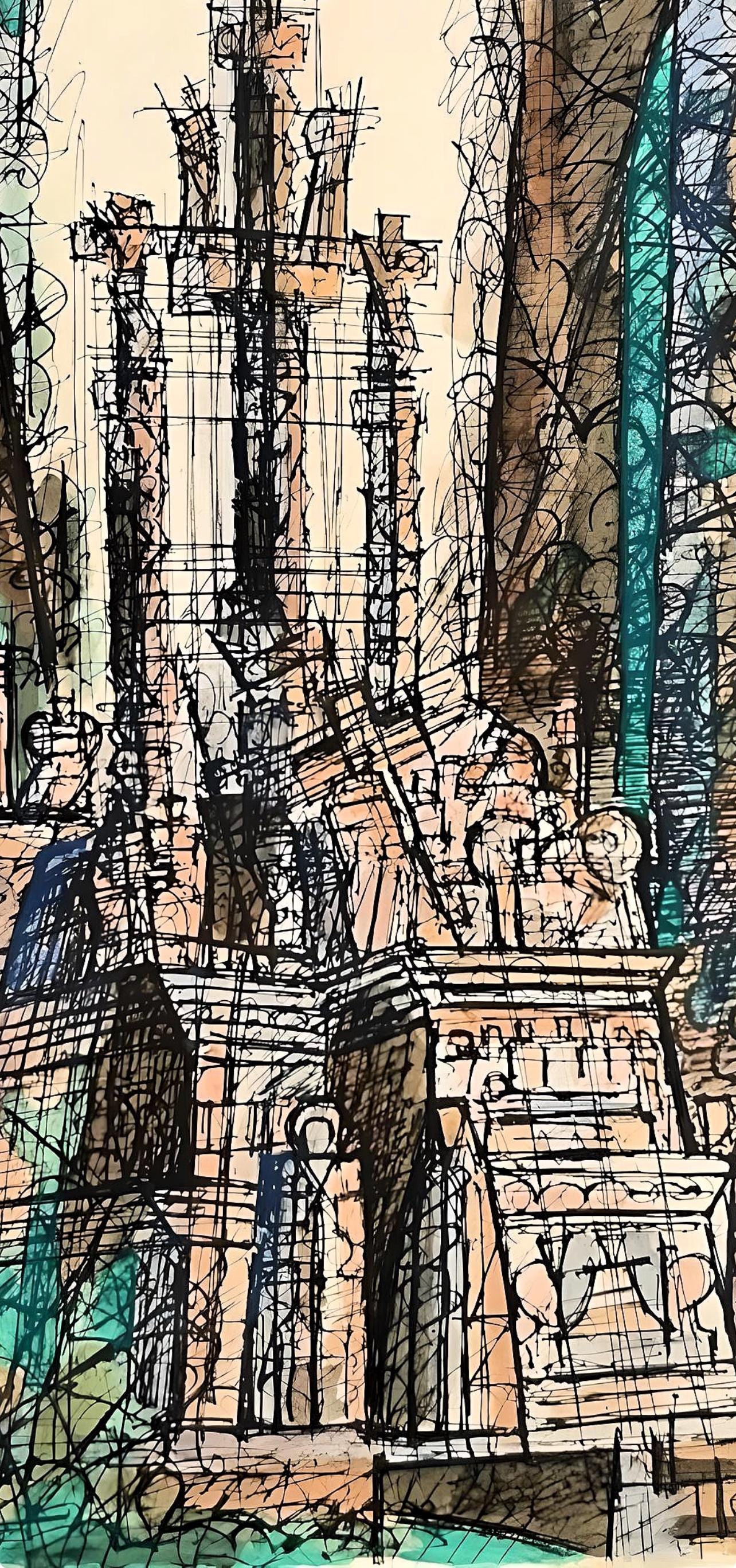 Marcel Gromaire, Composition, Éloge de Gromaire, Limited Edition Lithograph
