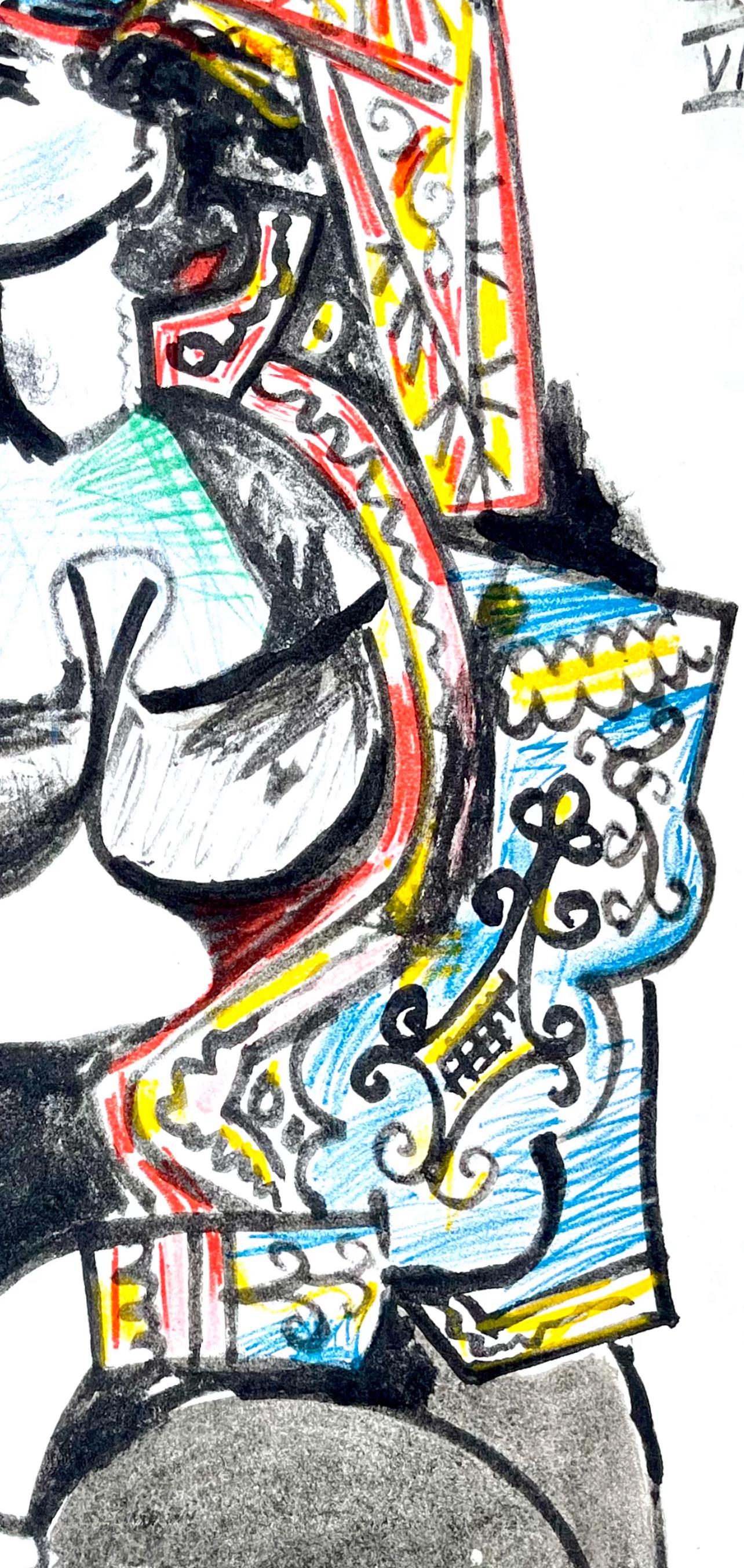 Pablo Picasso, Composition (Cramer 101), Carnet de la Californie, Limited Edition Lithograph