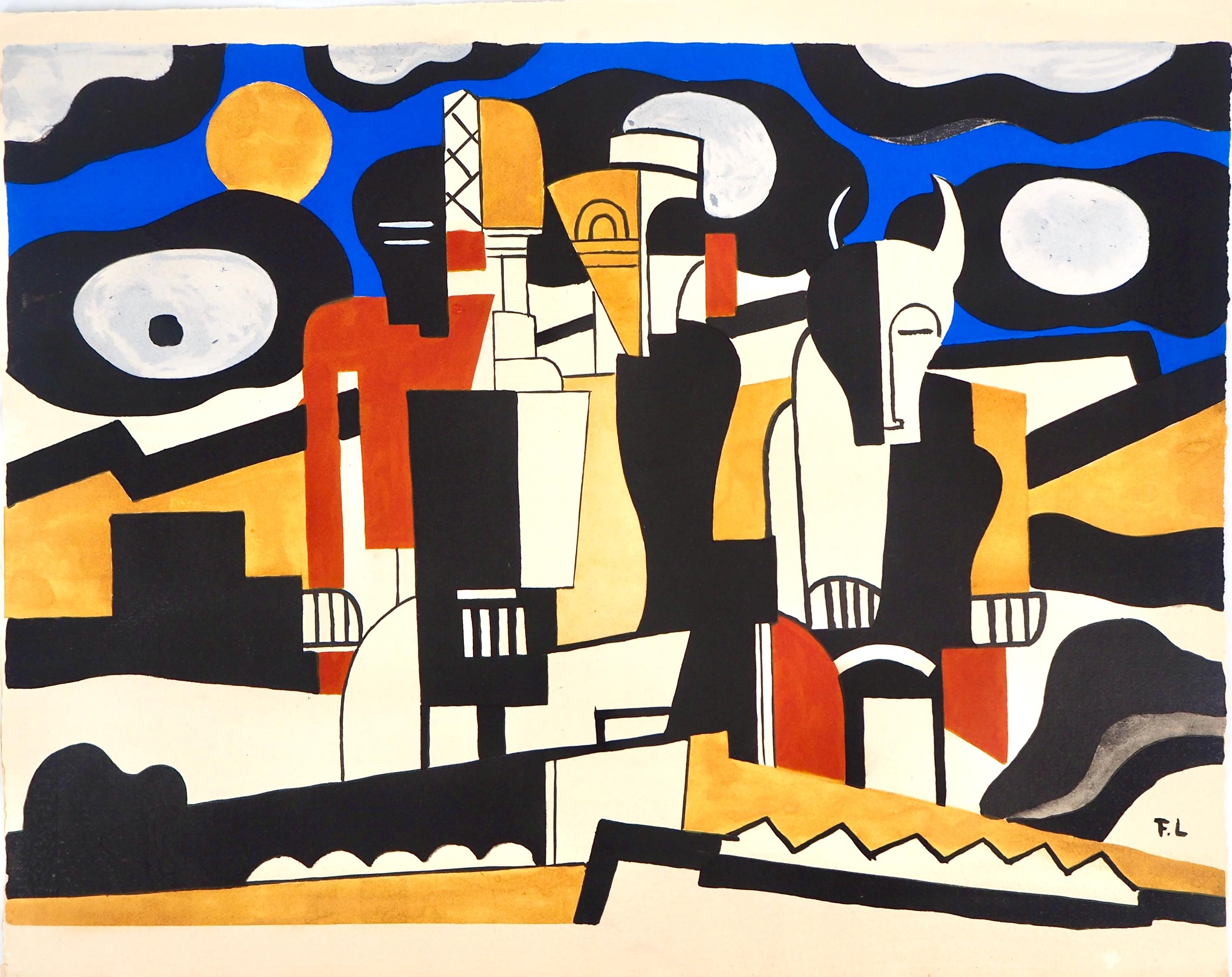 Fernand Léger, Composition, Contrastes, Limited Edition Lithograph