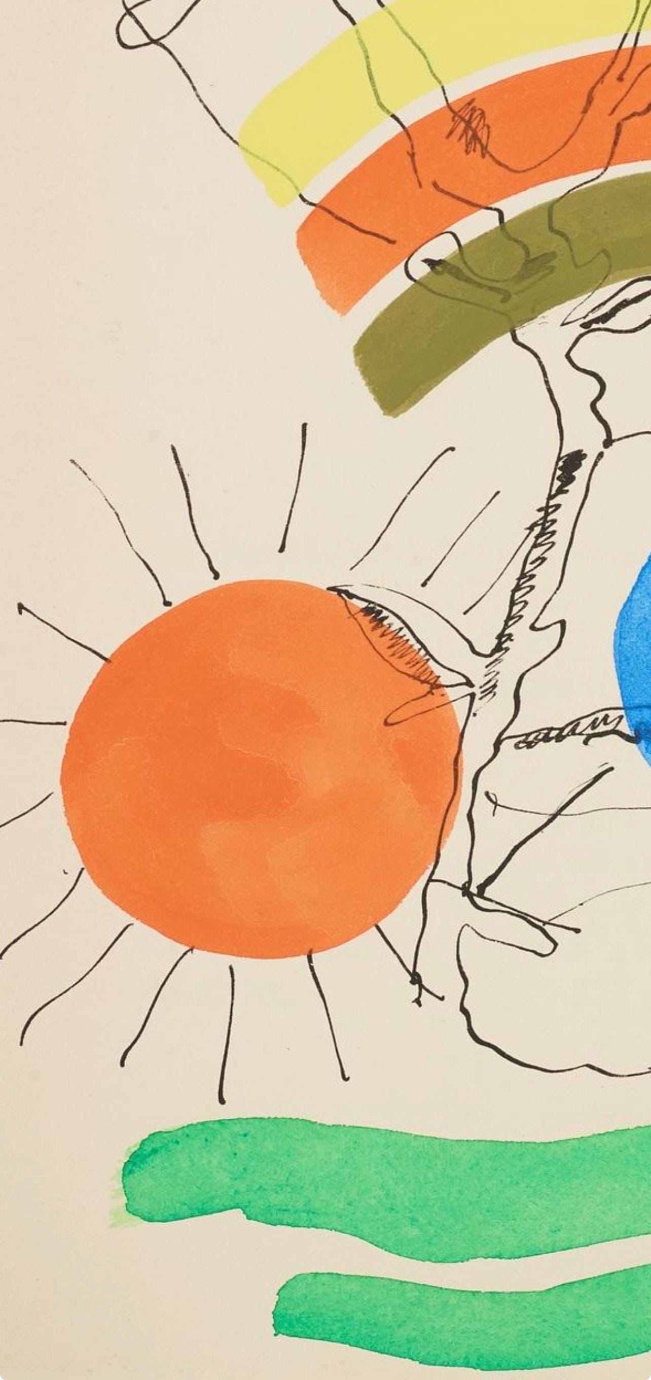 Fernand Léger, Composition (Saphire 24-38), Les Illuminations, Limited Edition Lithograph