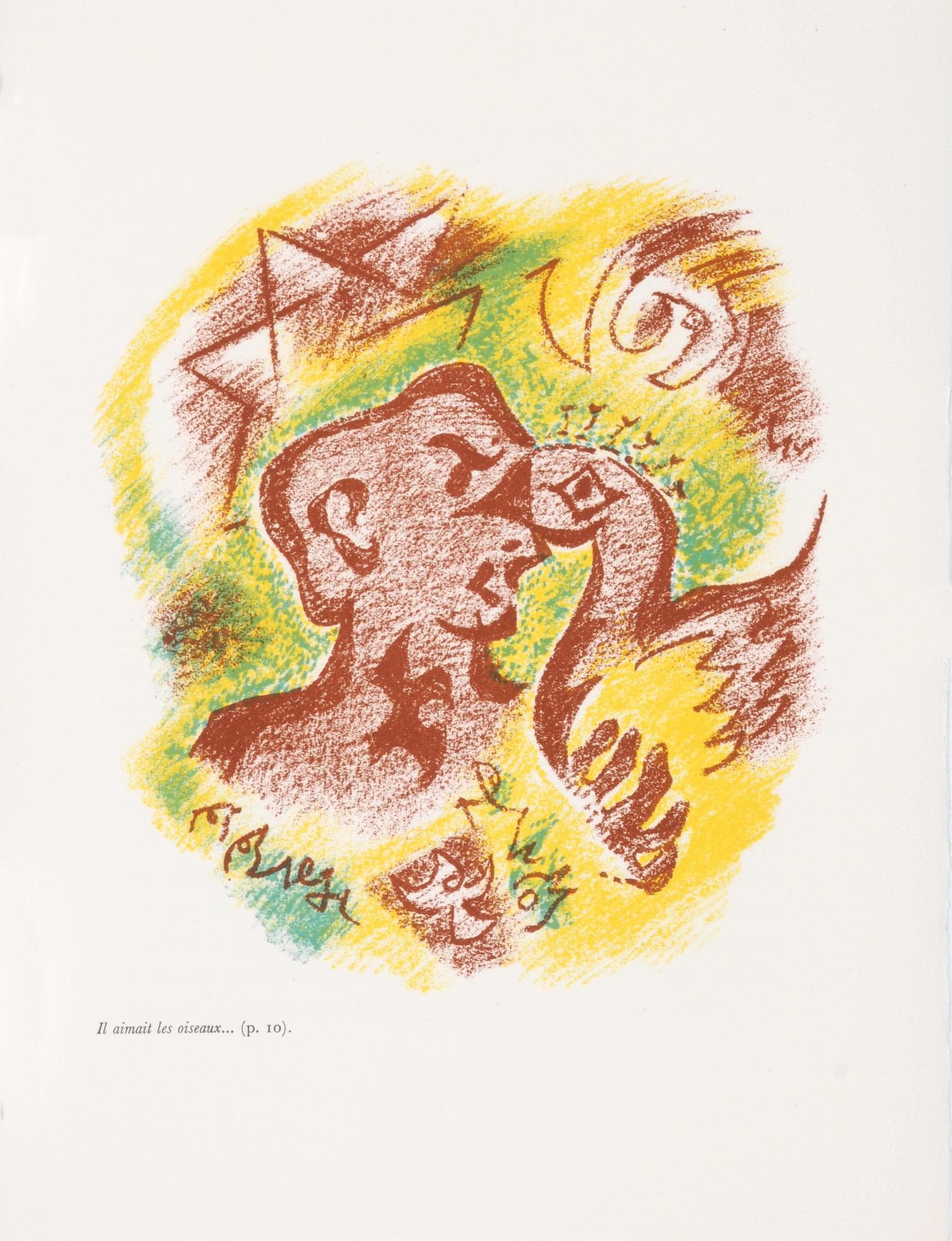 André Masson, Composition (Cramer 97), Une Étoile de Craie, Limited Edition Lithograph