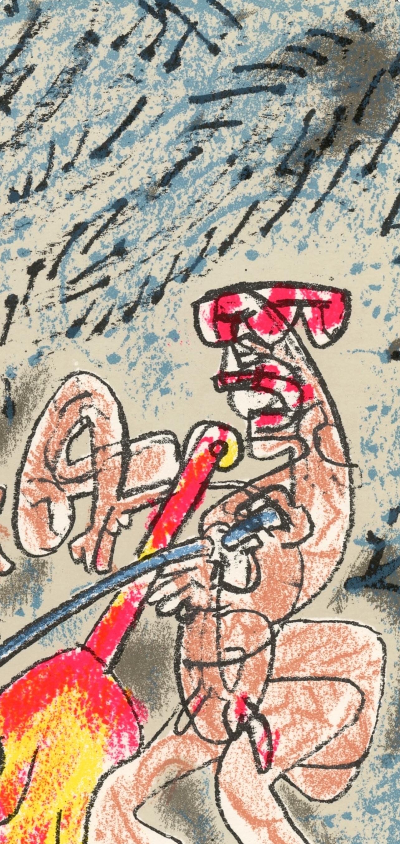 Roberto Matta, Composition, Ediciones Polígrafa, Redfern Gallery, Limited Edition Lithograph