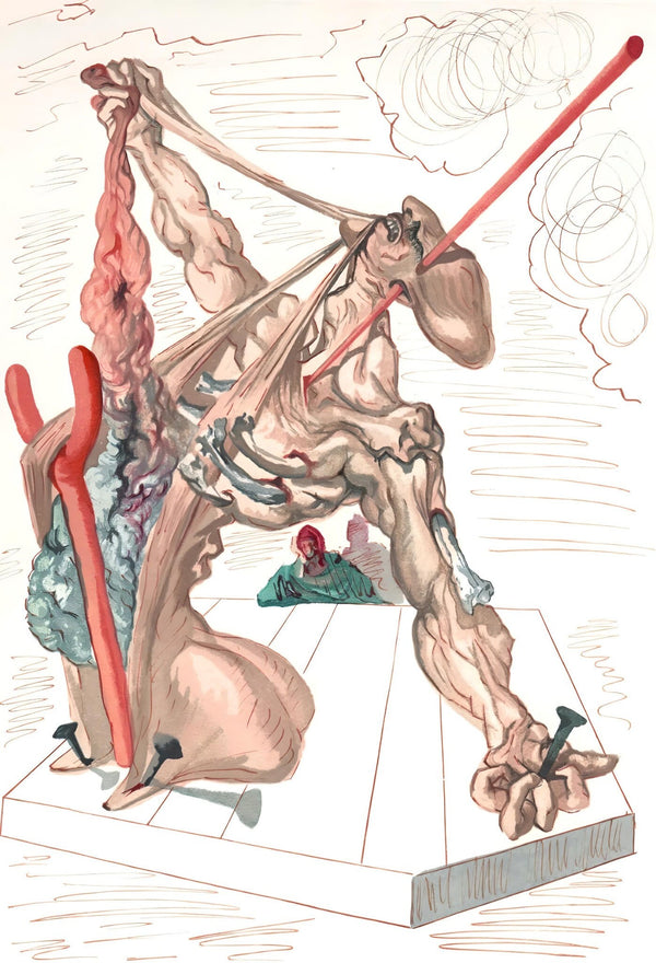 Salvador Dali, Mohammed (Michler/Löpsinger 1039-1138; Field 189-200), La Divine Comédie, Limited Edition Woodcut