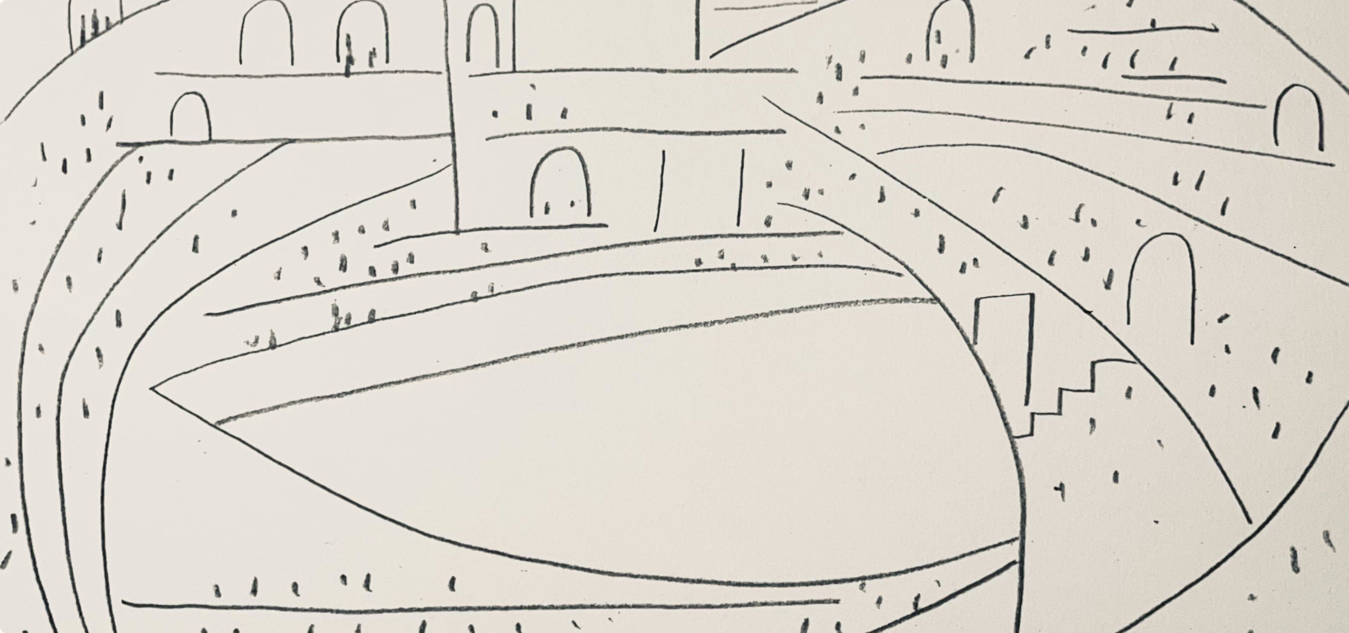 Pablo Picasso, Composition (Bloch 1276; Czwiklitzer 23), Toros y Toreros, Limited Edition Lithograph