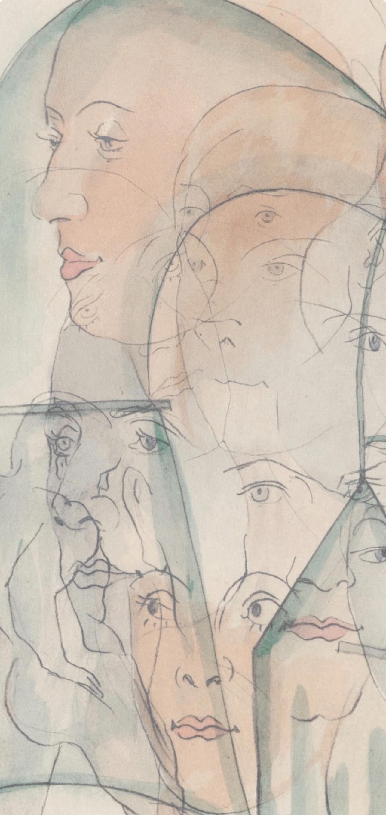 Francis Picabia, Composition, Le Peseur d'âmes (The Weigher of Souls), Limited Edition Lithograph