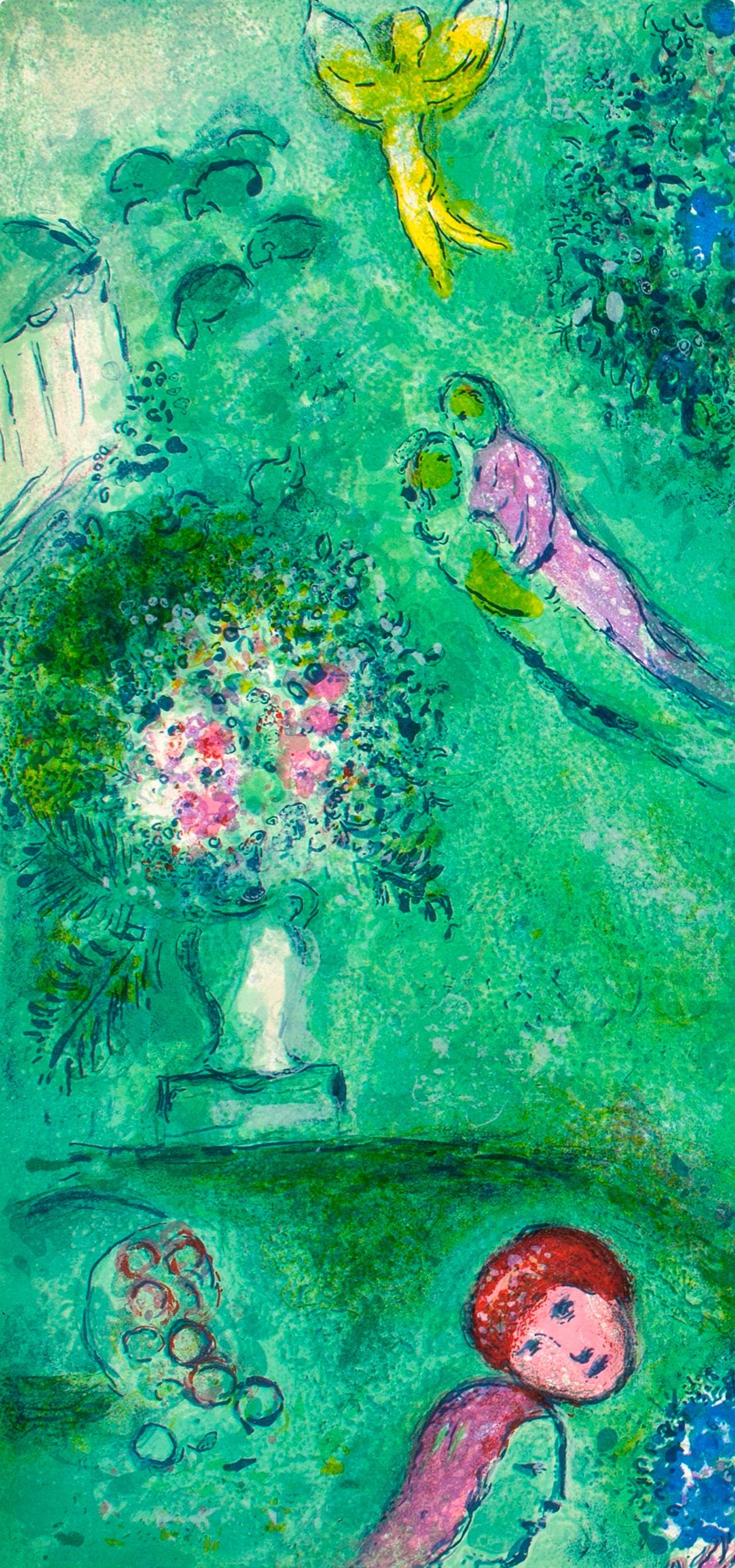 Marc Chagall, Le Verger de Philétas, Daphnis et Chloé, Limited Edition Héliogravure