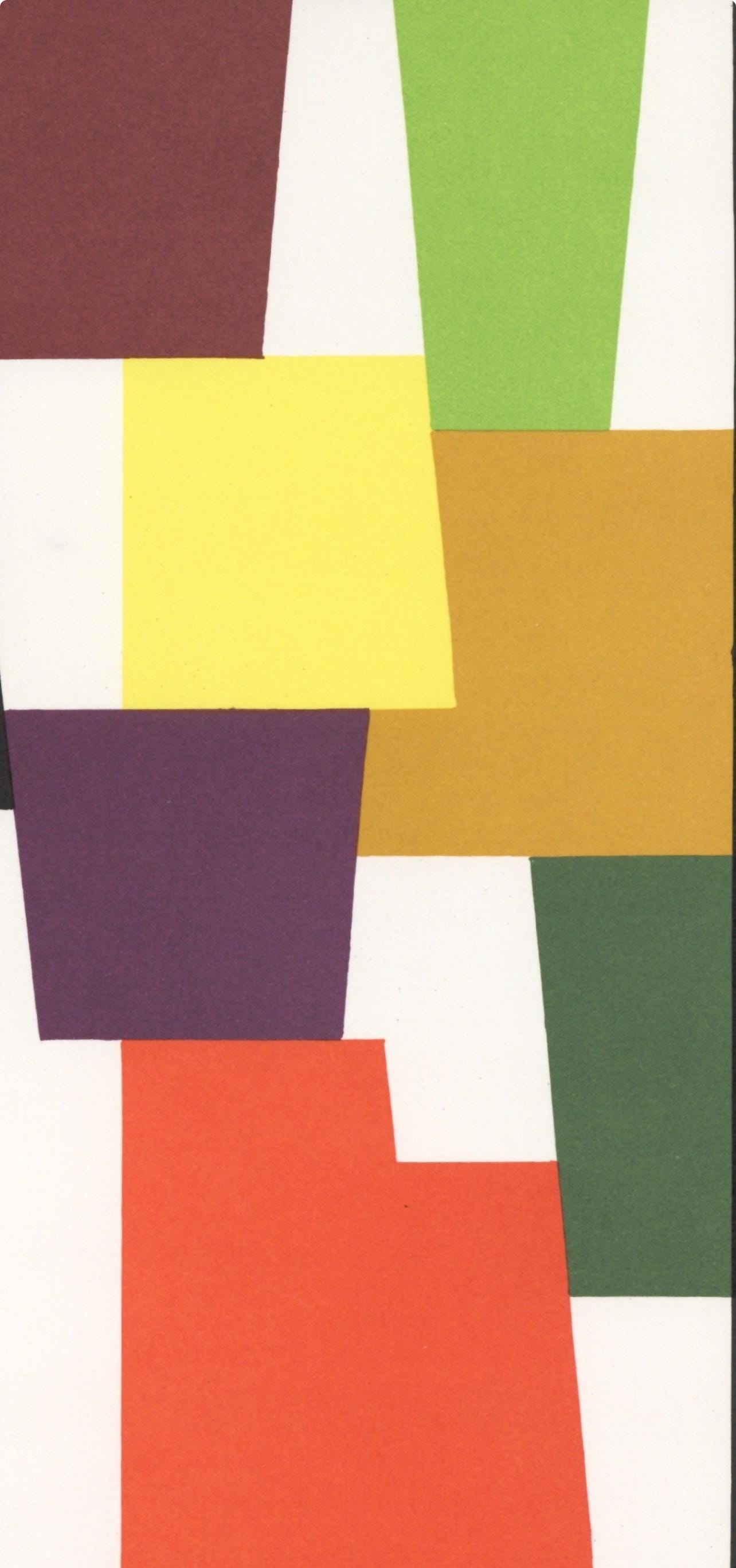 Yaacov Agam, Composition, XXe siècle, Limited Edition Lithograph