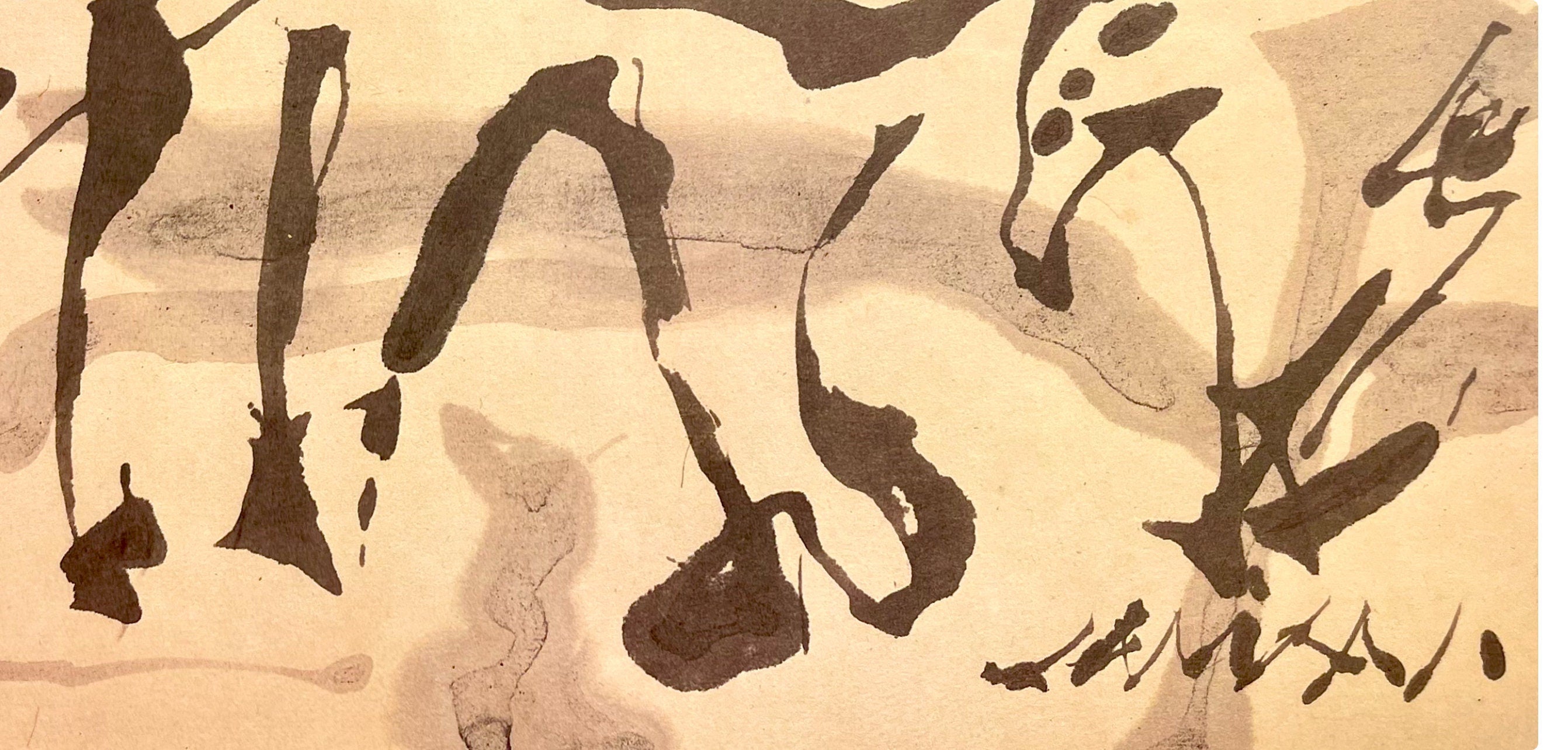 Jackson Pollock, Composition, Jackson Pollock, The Last Sketchbook, Limited Edition Lithograph