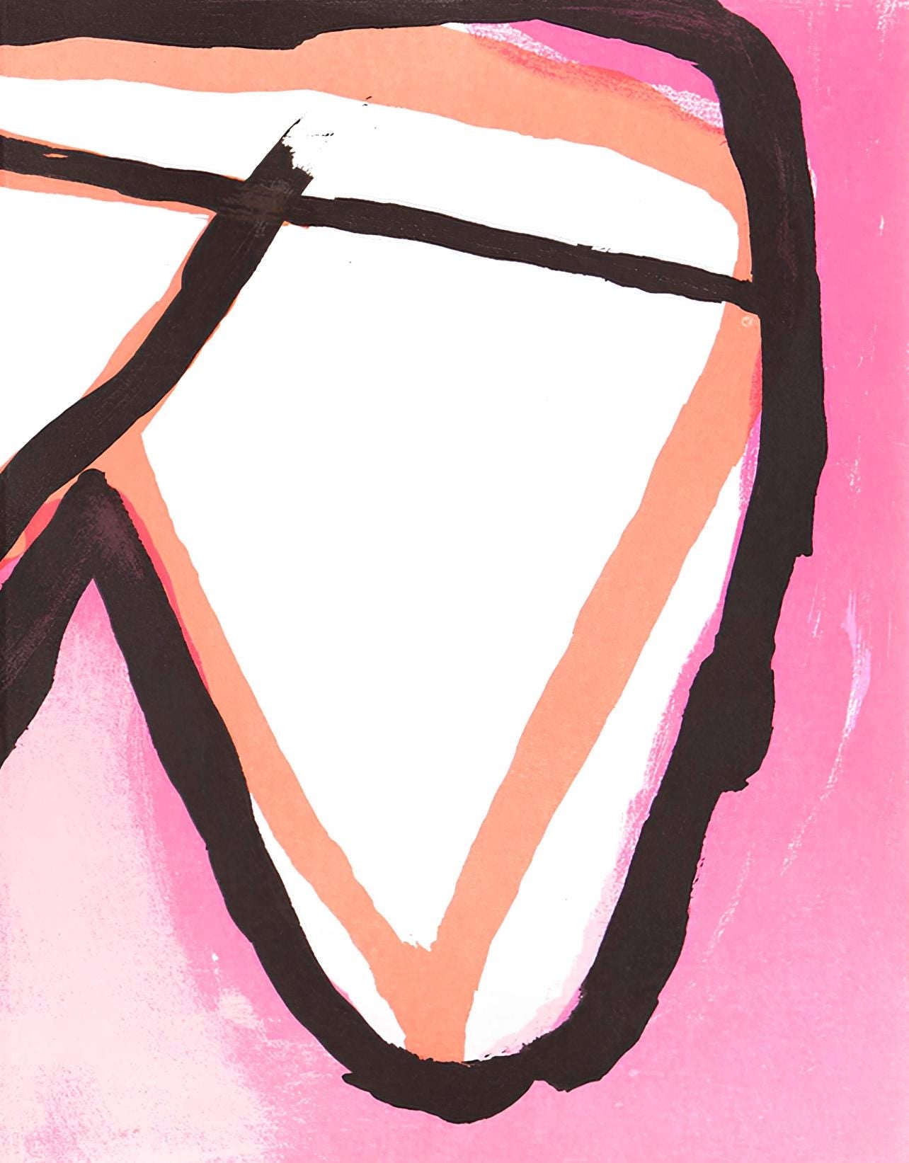 Geer Van Velde, Composition, Derrière le miroir, Limited Edition Lithograph