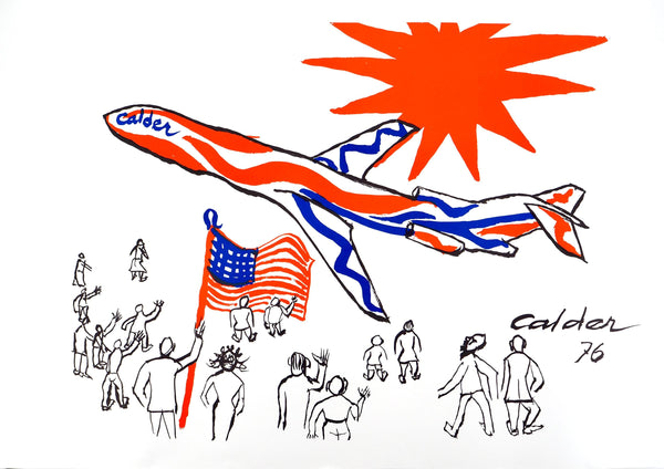 Alexander Calder, Composition, Braniff International Airways Flying Colors Collection, Limited Edition Lithograph