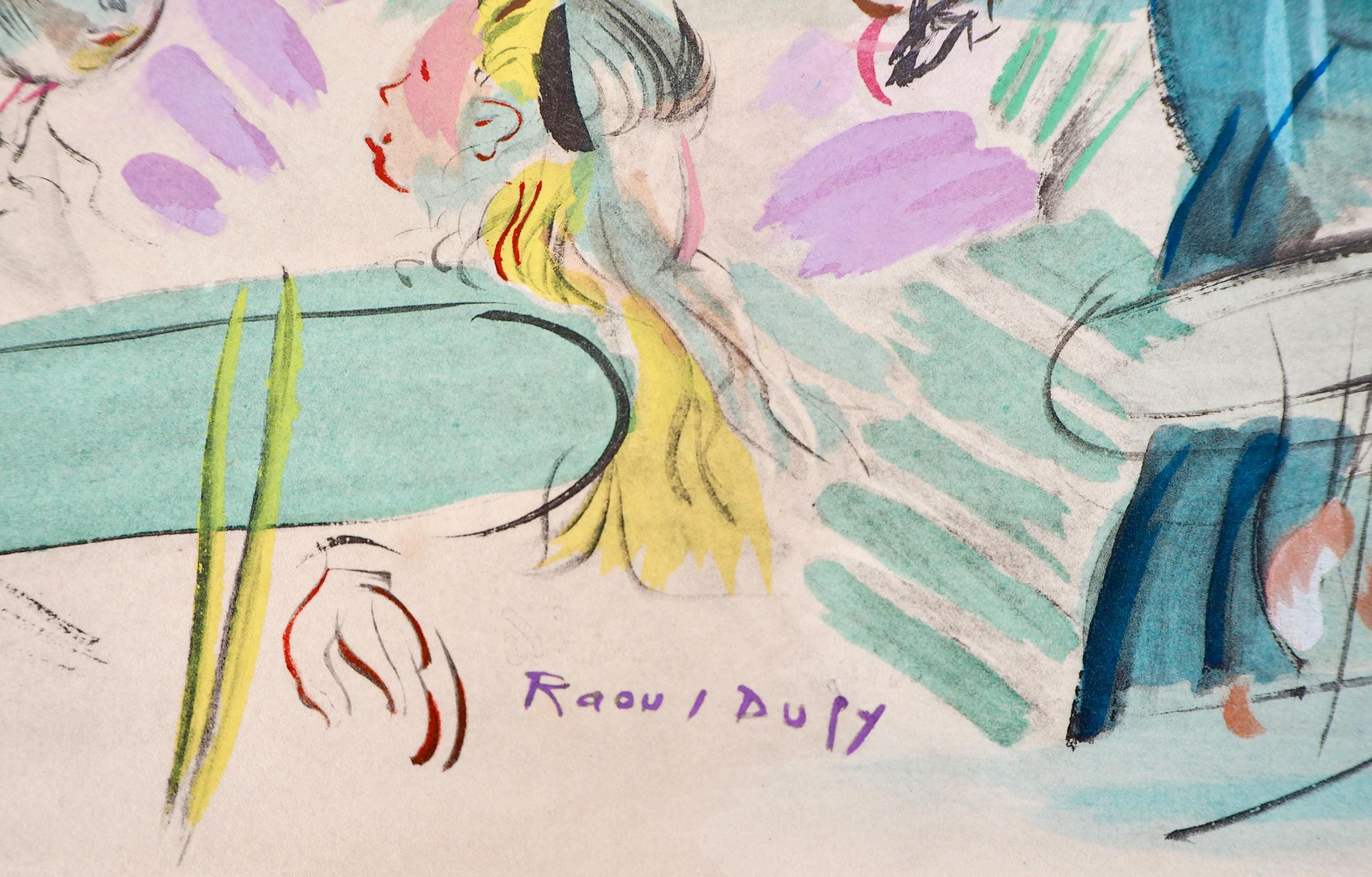 Raoul Dufy, Composition, Eaux-de-vie, Esprit de la fleur et du fruit, Limited Edition Lithograph