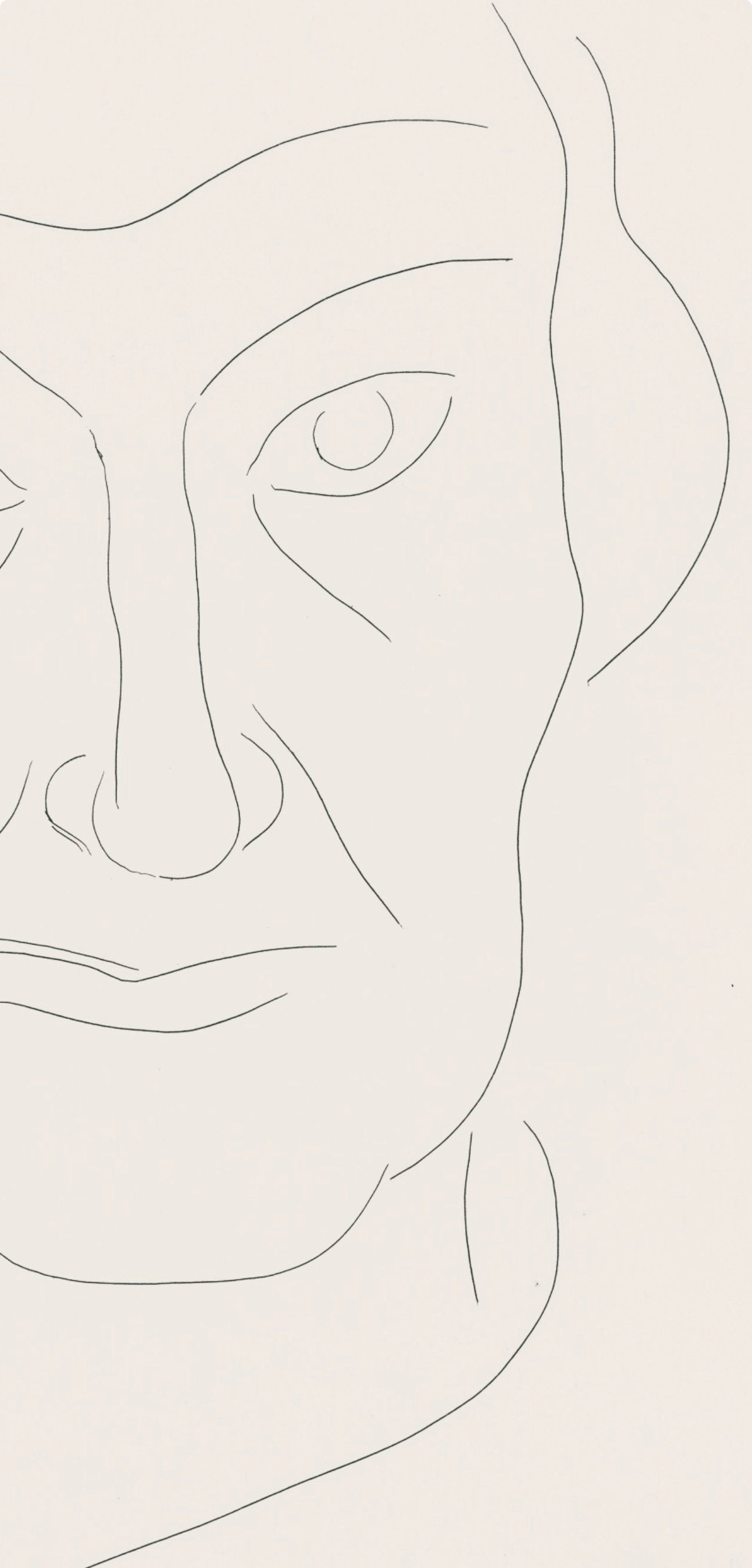 Henri Matisse, Portrait of Baudelaire, Poésies, Limited Edition Lithograph