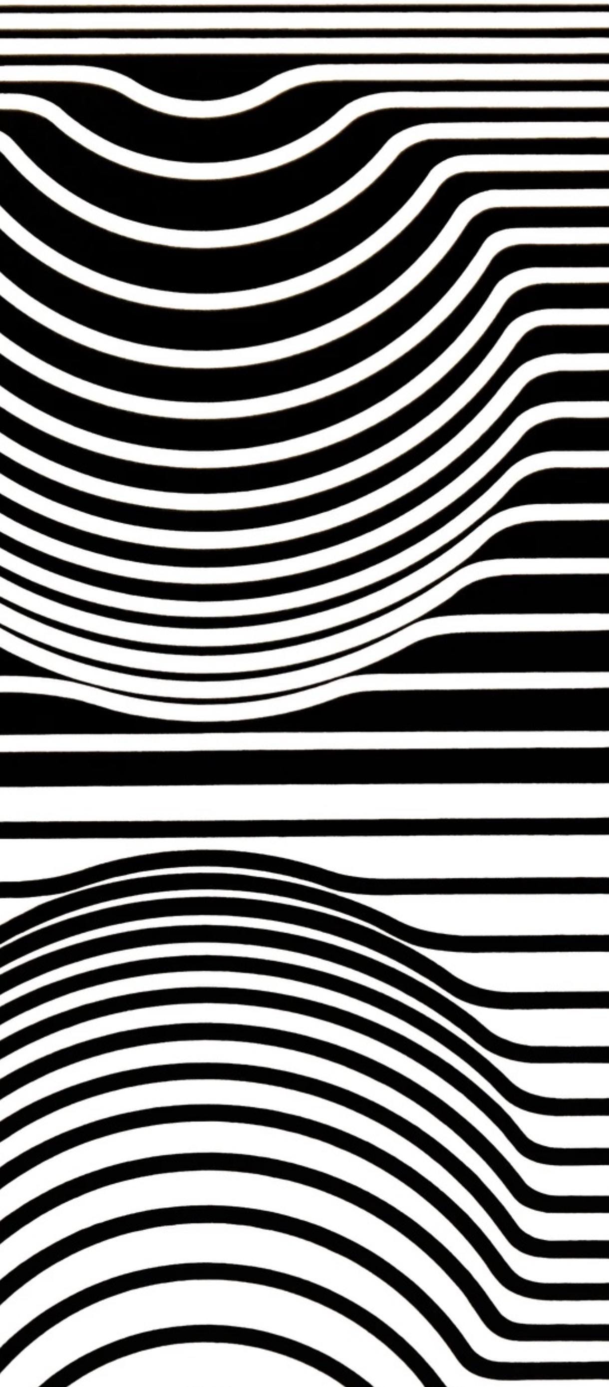 Victor Vasarely, Composition, Ondulatoires, Limited Edition Héliogravure