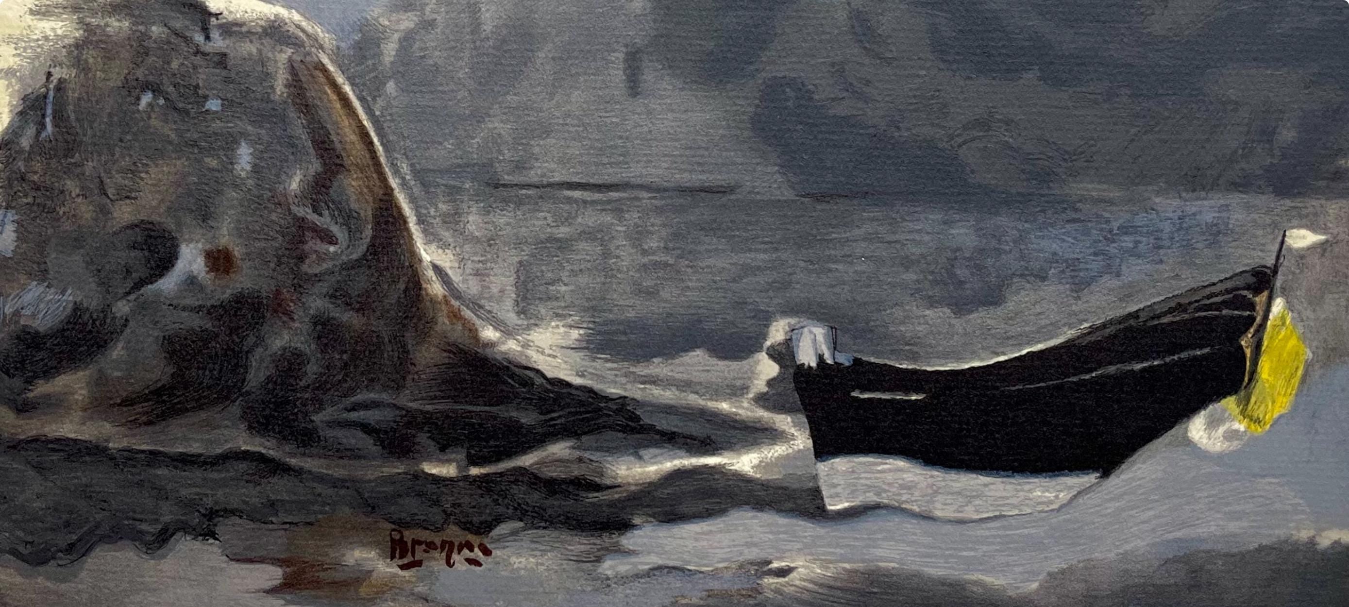 Georges Braque, Marine noire, Varengeville, Limited Edition Lithograph