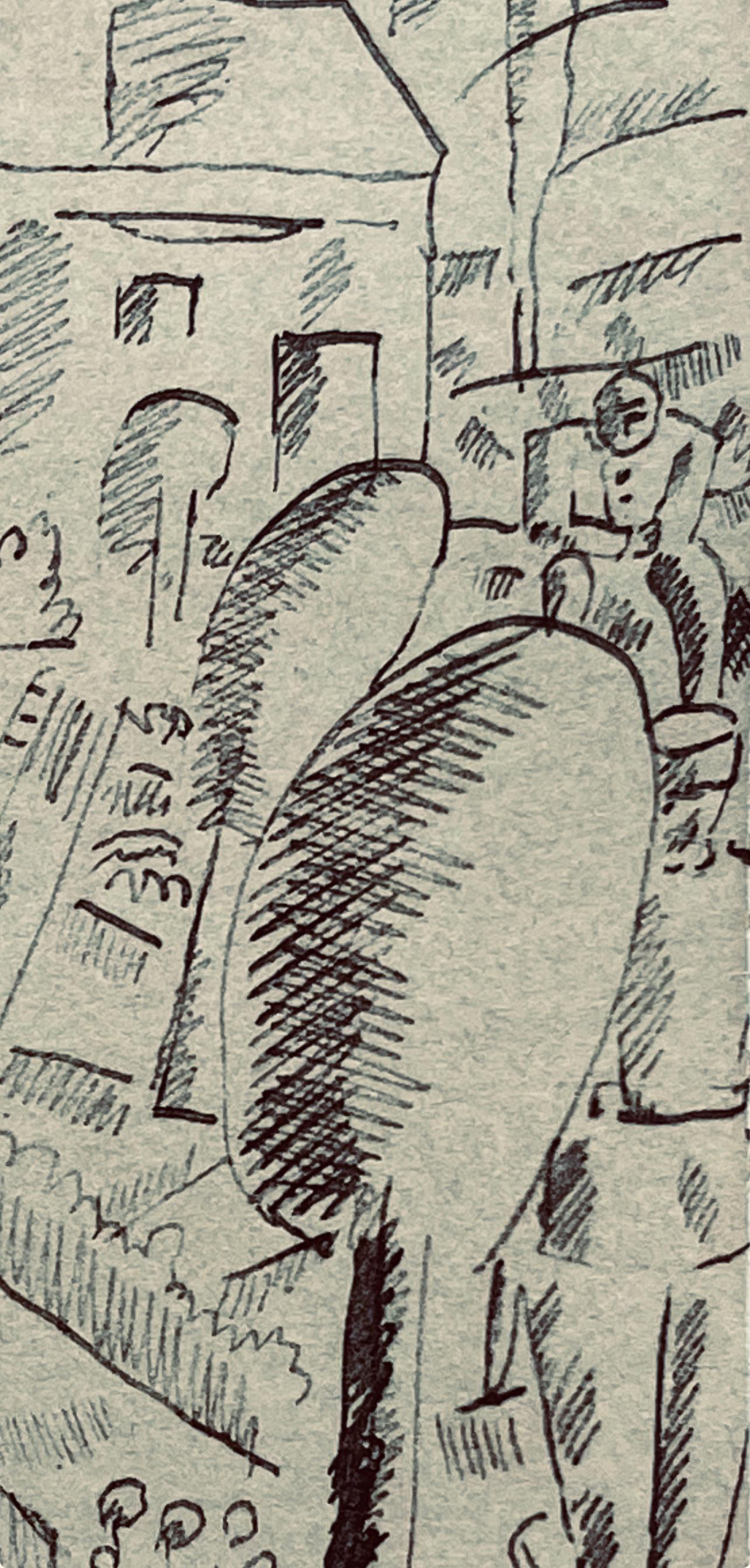 Fernand Léger, Paysage En Argonne, Fernand Léger, Dessins de Guerre, Limited Edition Lithograph