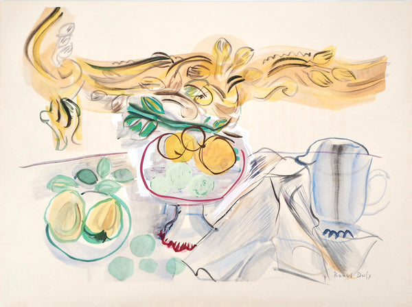 Raoul Dufy, Composition, Eaux-de-vie, Esprit de la fleur et du fruit, Limited Edition Lithograph