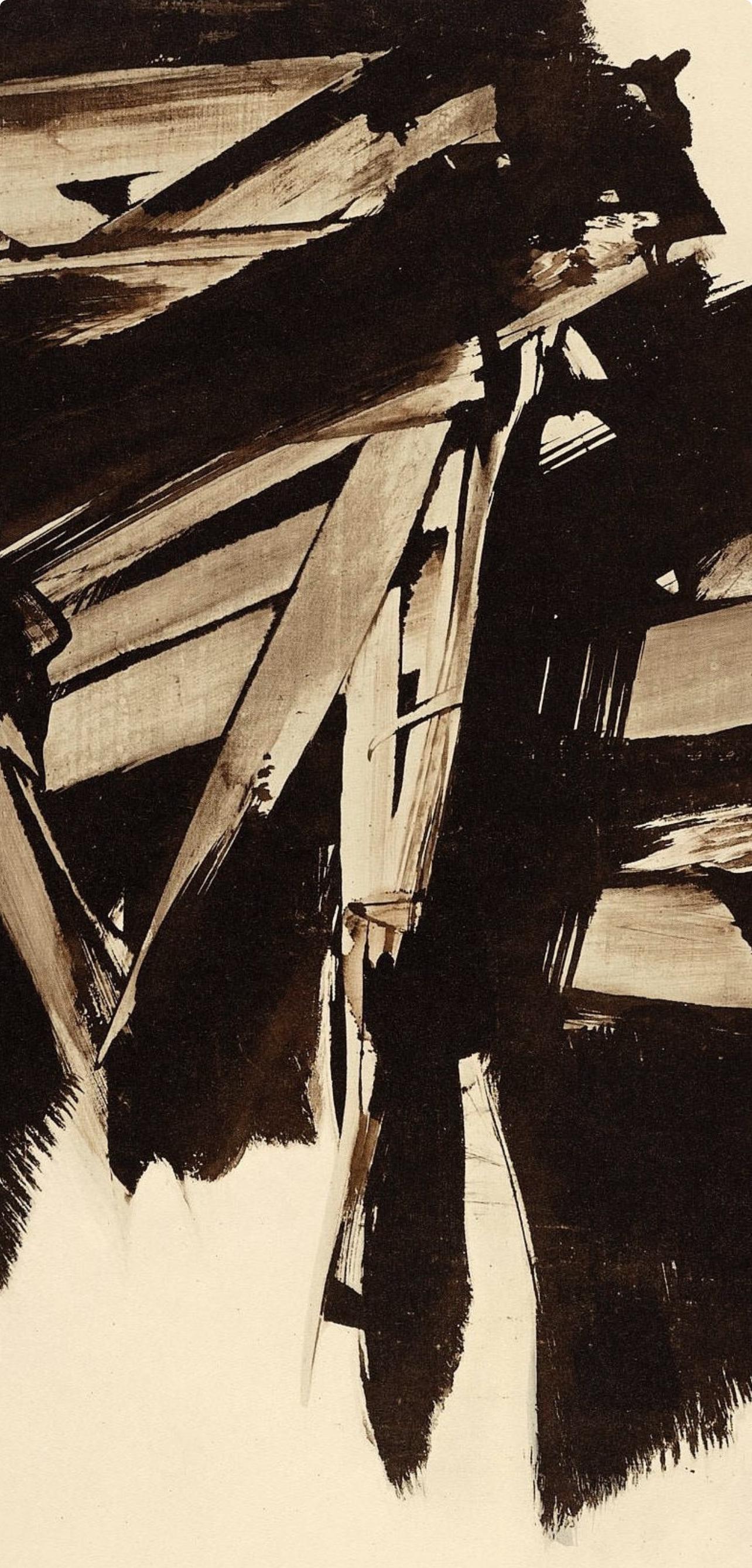 Pierre Soulages, Composition, Pierre Soulages, Peintres d'aujourd'hui, Limited Edition Lithograph