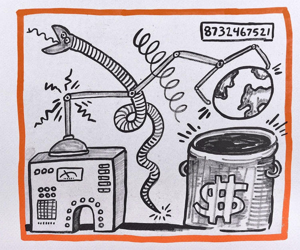 Keith Haring, Composition, Against All Odds, Limited Edition Lithograph