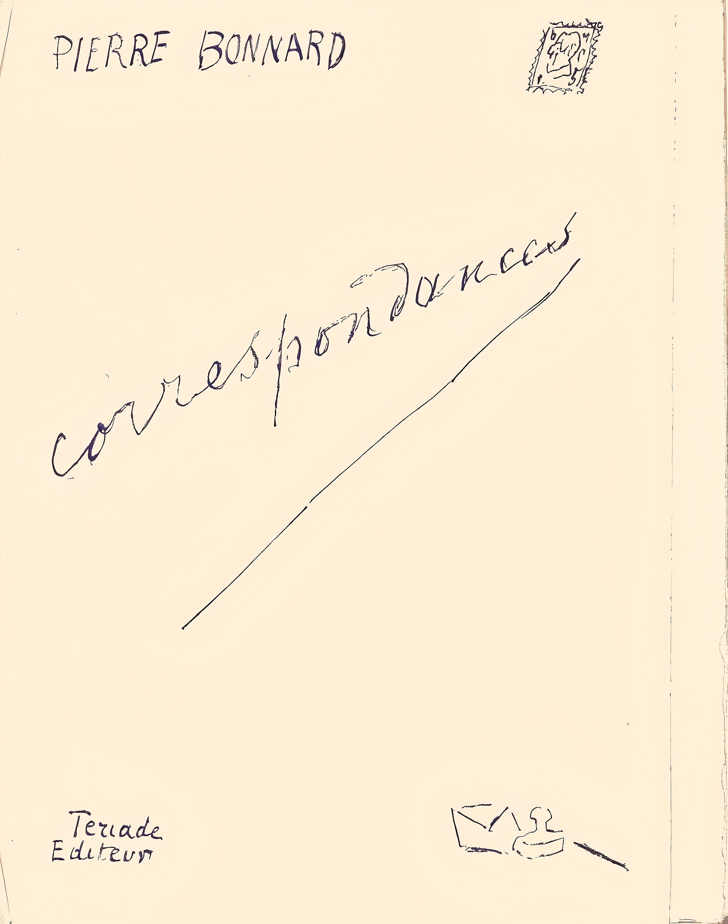 Pierre Bonnard, Composition (Terrasse 54), Pierre Bonnard Correspondences, Limited Edition Lithograph