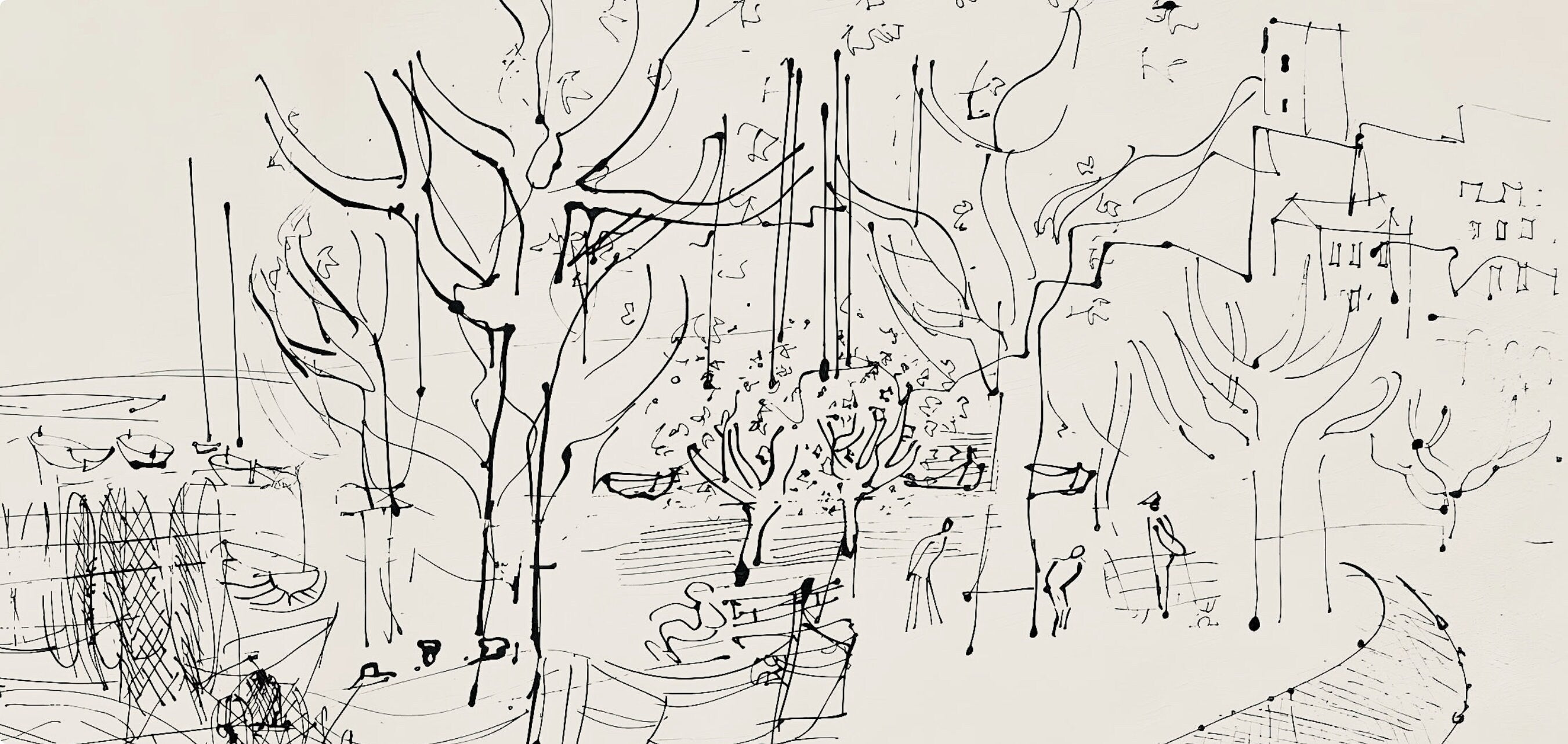 Raoul Dufy, Composition, Les Côtes Normandes, Limited Edition Lithograph