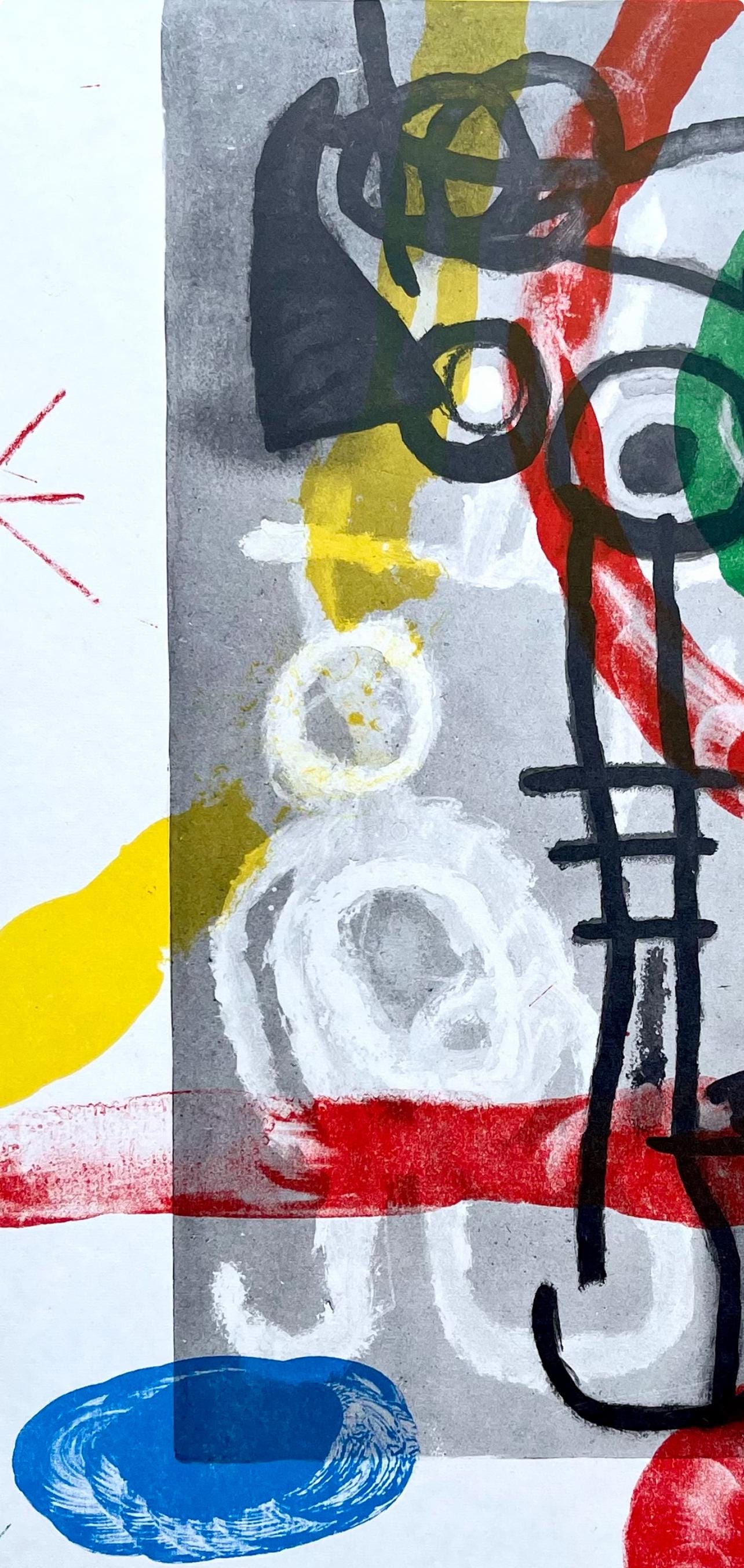 Joan Miró, Composition (Cramer 102; Mourlot 428-449), Derrière le miroir, Limited Edition Lithograph