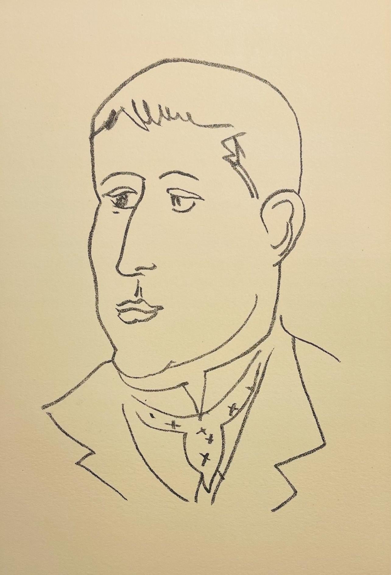 Henri Matisse, Composition (Duthuit 31), Apollinaire, Limited Edition Lithograph