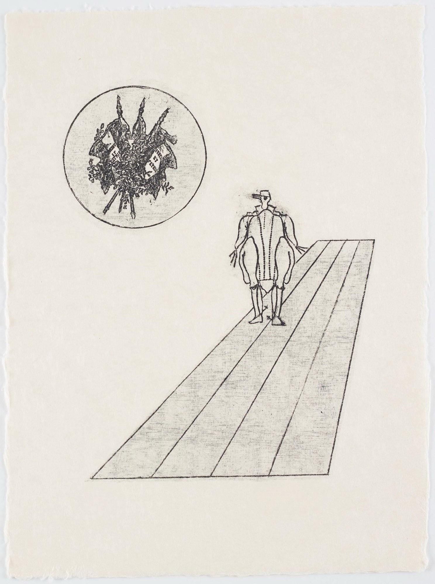 Max Ernst, Composition (Spies/Leppien 218), La Ballade du Soldat, Limited Edition Lithograph