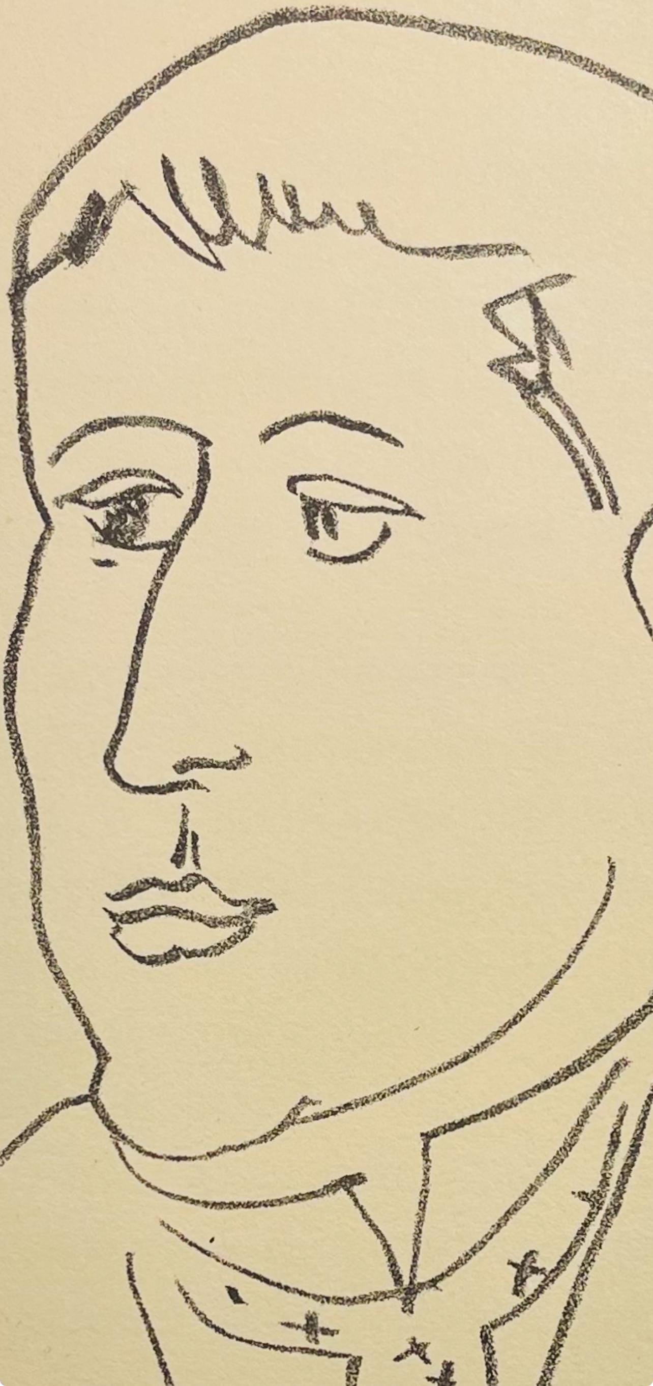 Henri Matisse, Composition (Duthuit 31), Apollinaire, Limited Edition Lithograph
