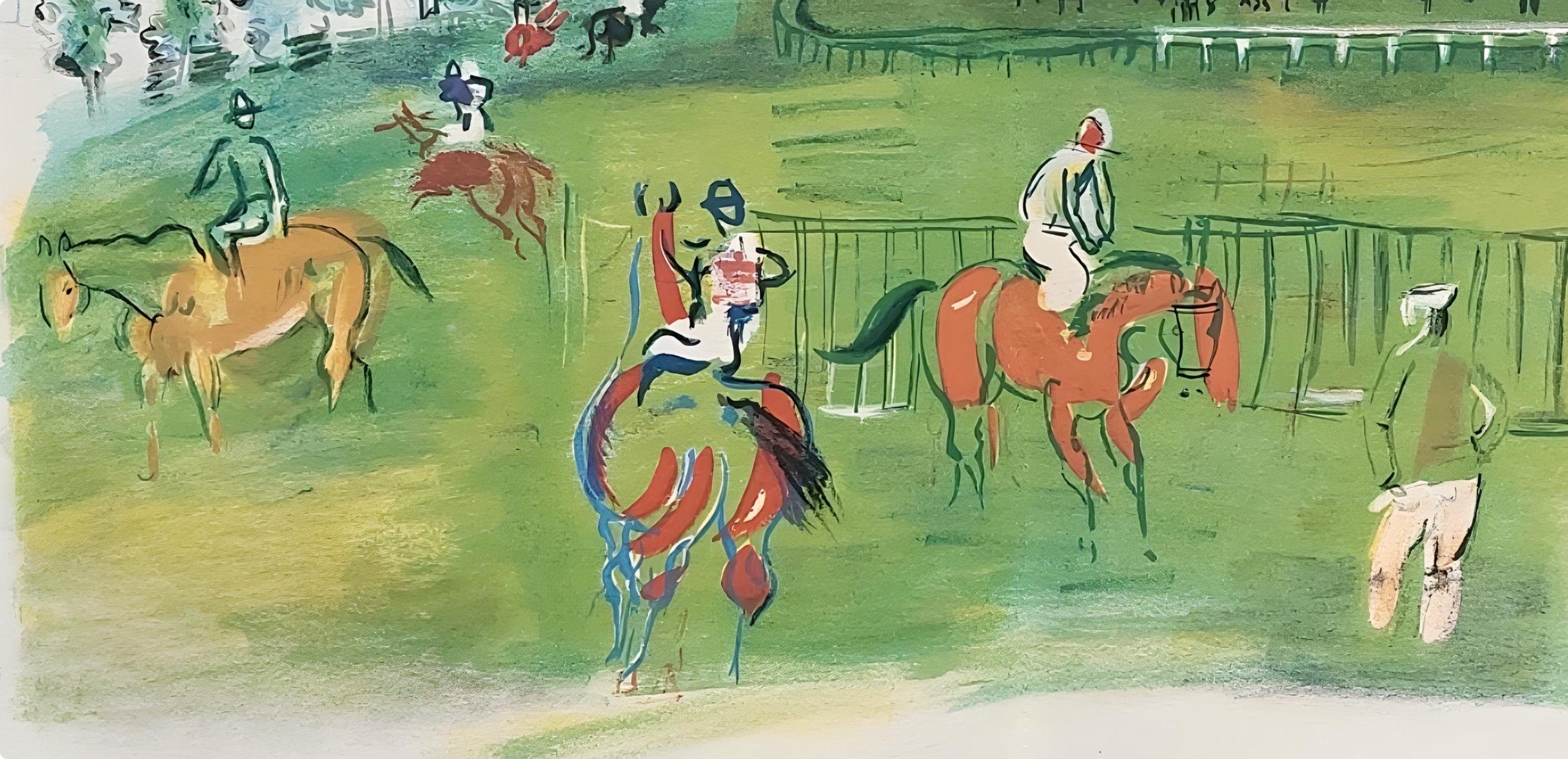 Raoul Dufy, Composition, Les Côtes Normandes, Limited Edition Lithograph