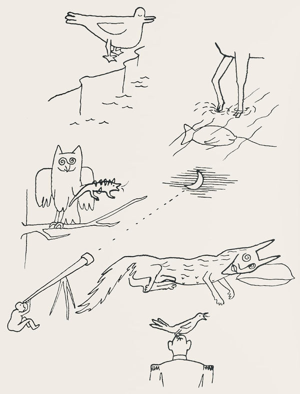 Alexander Calder, Composition, A Bestiary, Limited Edition Letterpress Print