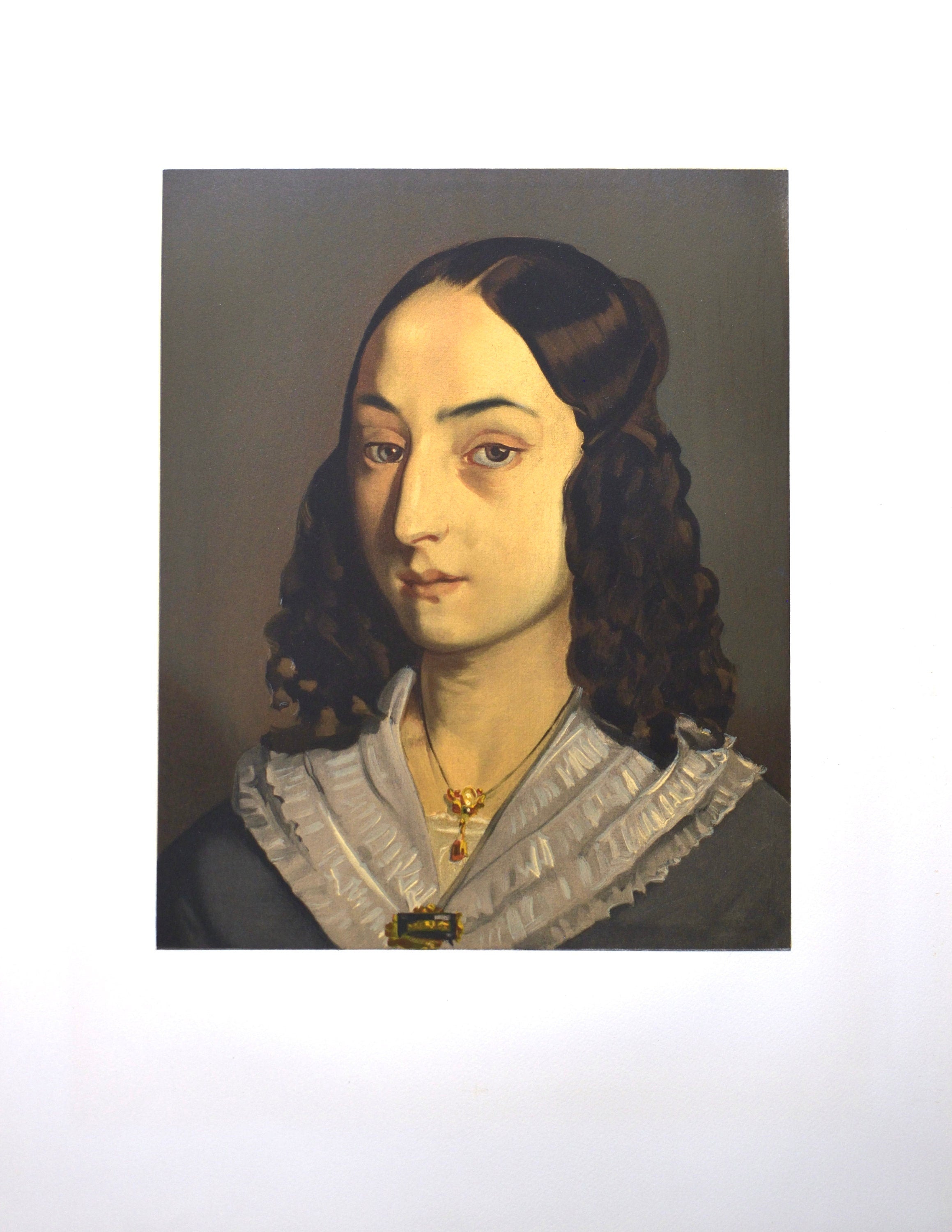 Jean-François Millet, Jeune Femme en Buste, Les Réalistes Lyriques, Collection Pierre Lévy, Limited Edition Lithograph
