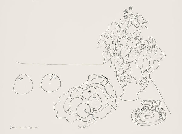 Henri Matisse, Série S.A, var. 1 (Duthuit 9), Henri Matisse, Dessins, Thèmes et variations, Limited Edition Lithograph