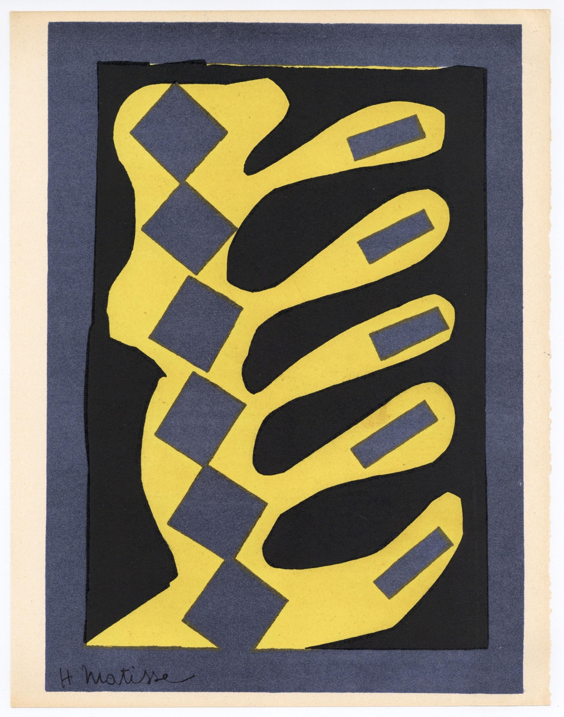 Henri Matisse, Découpage, XXe siècle, Limited Edition Lithograph