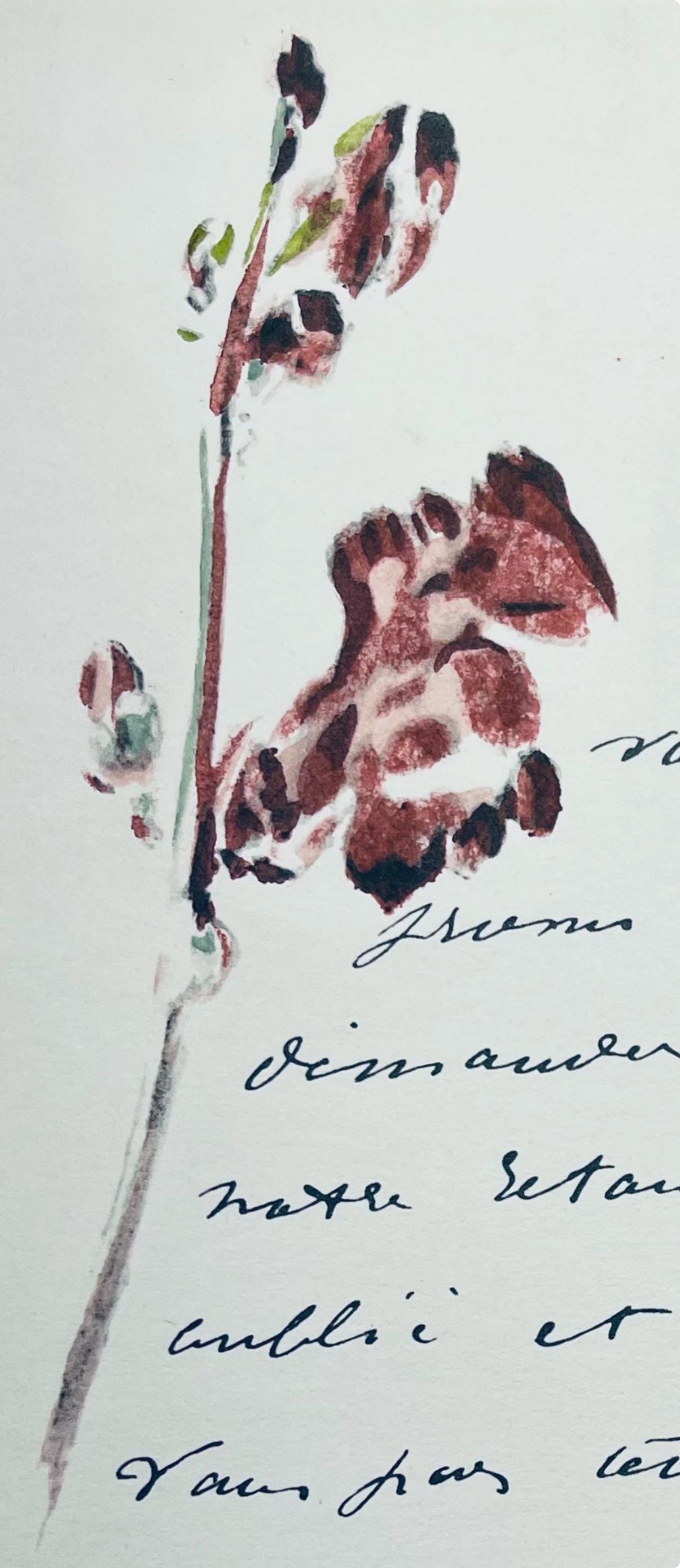Édouard Manet, Composition, Édouard Manet, Letters with Aquarelles, Limited Edition Lithograph