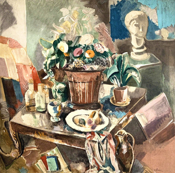 Charles Dufresne, Nature morte au pot de fleurs, Collection Pierre Lévy, Limited Edition Lithograph