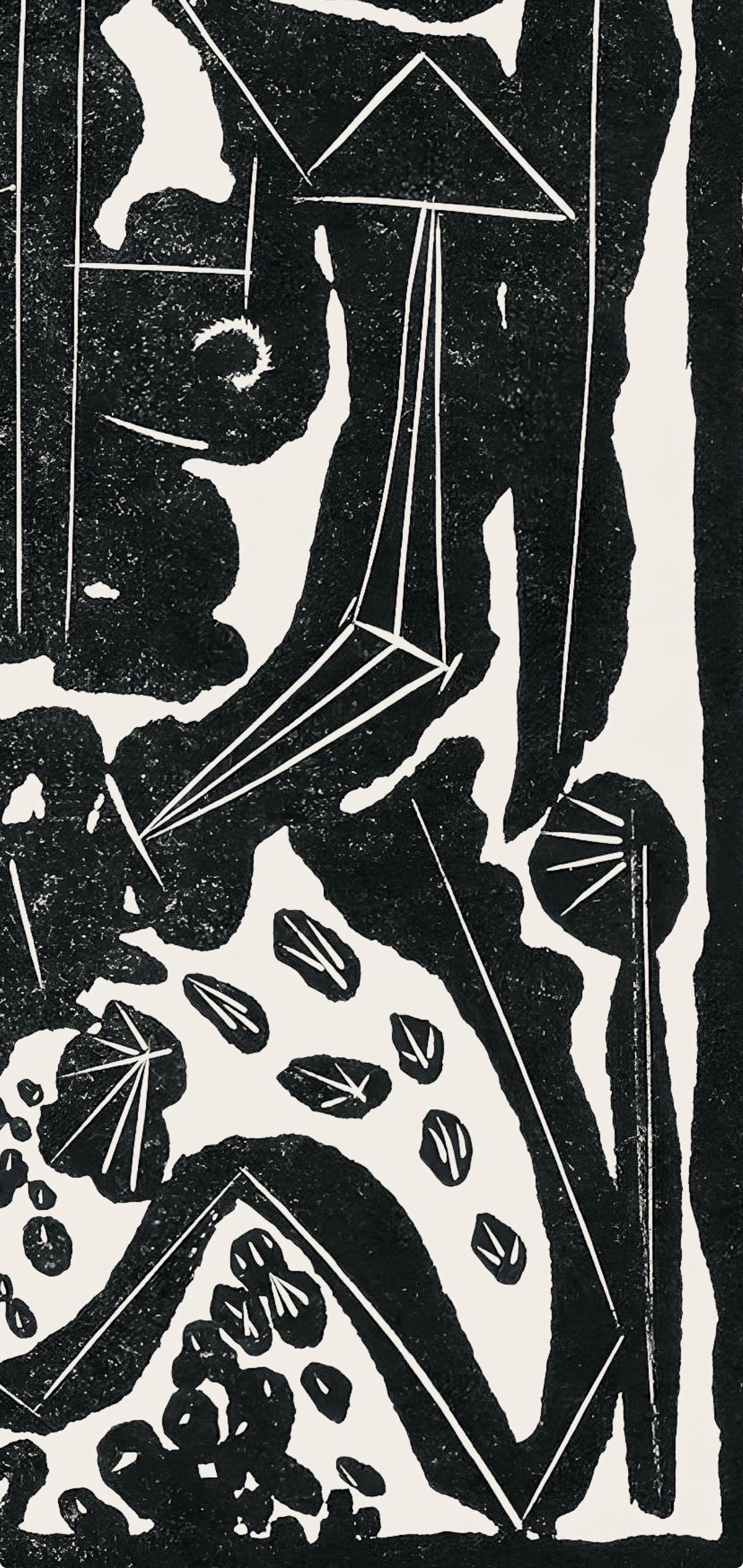 Pablo Picasso, Composition (Cramer 36; Bloch 360; Horodisch A6), Non Vouloir, Limited Edition Zincograph