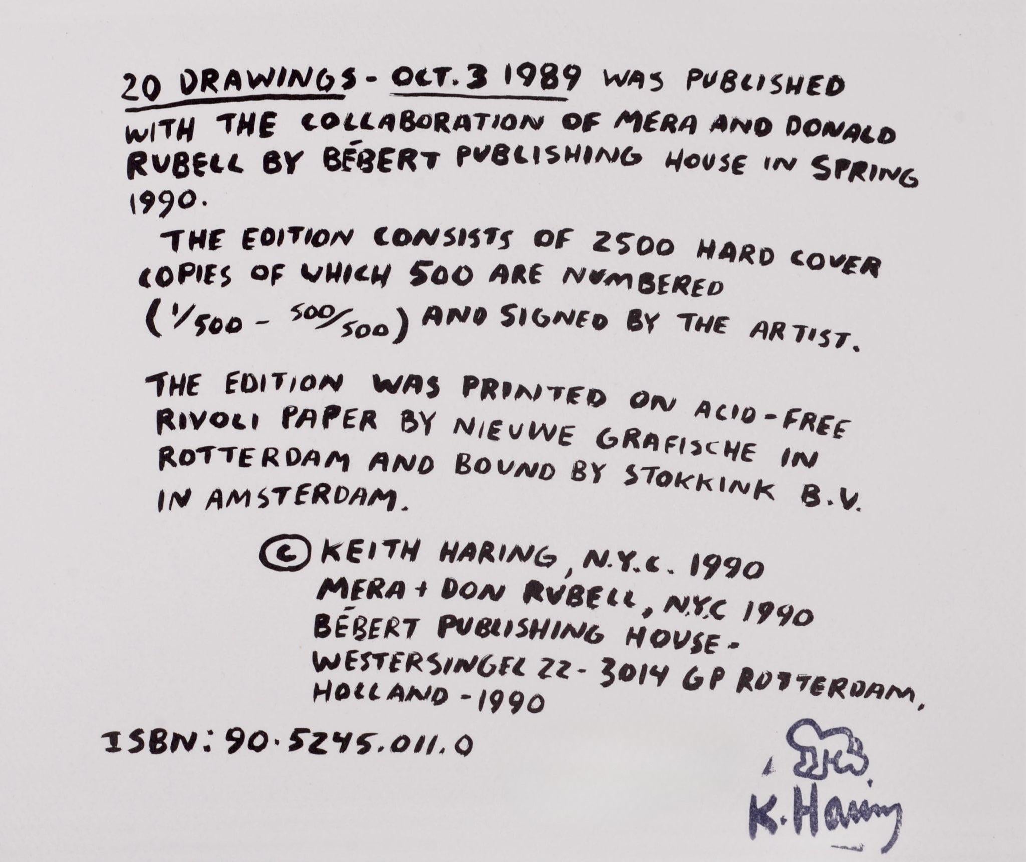 Keith Haring, Composition, Against All Odds, Limited Edition Lithograph