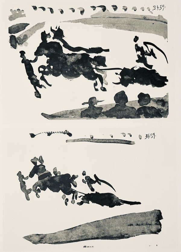 Pablo Picasso, Composition (Bloch 1276; Czwiklitzer 23), Toros y Toreros, Limited Edition Lithograph