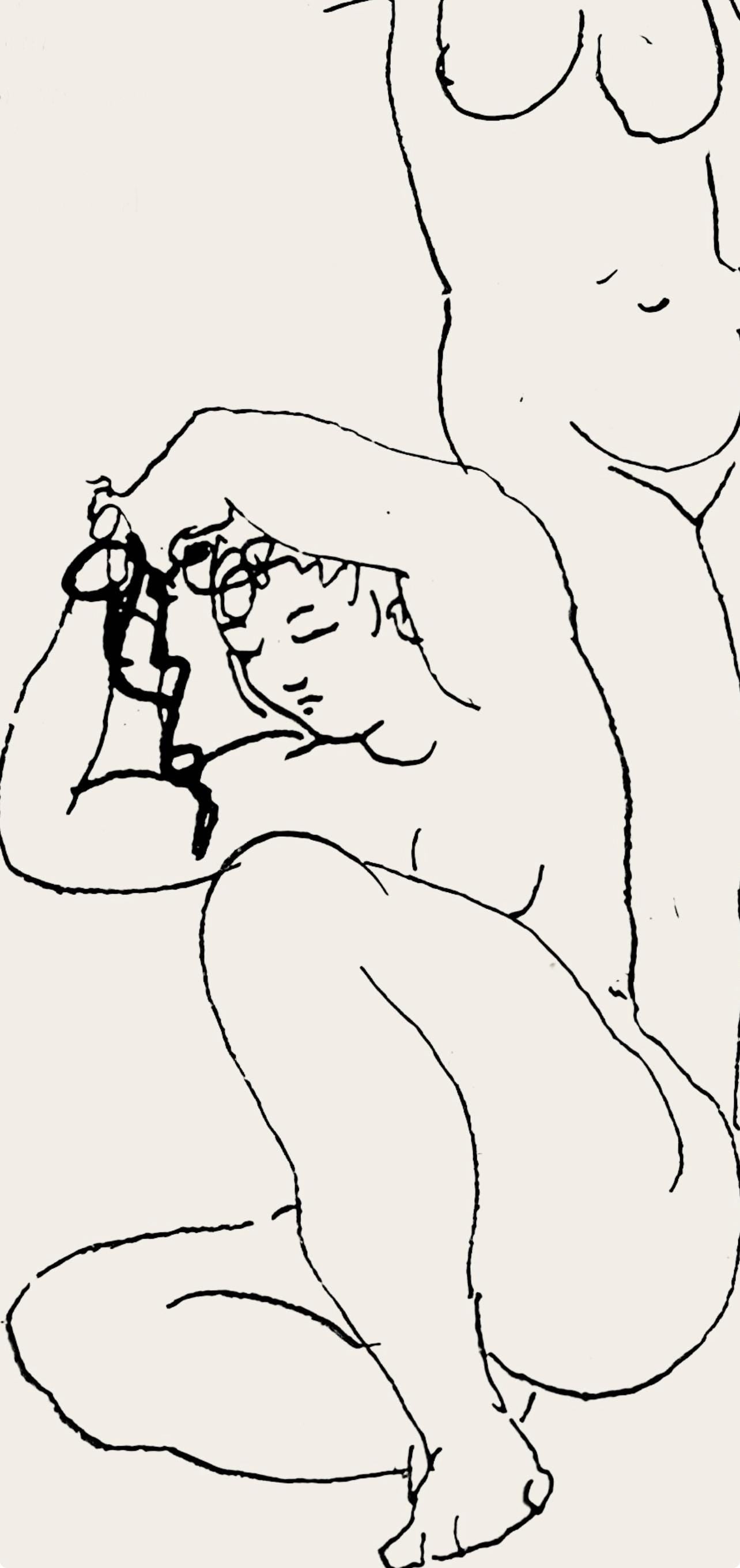 Pablo Picasso, Composition (Hodorisch B2), Le manuscrit trouvé dans un chapeau, Limited Edition Lithograph