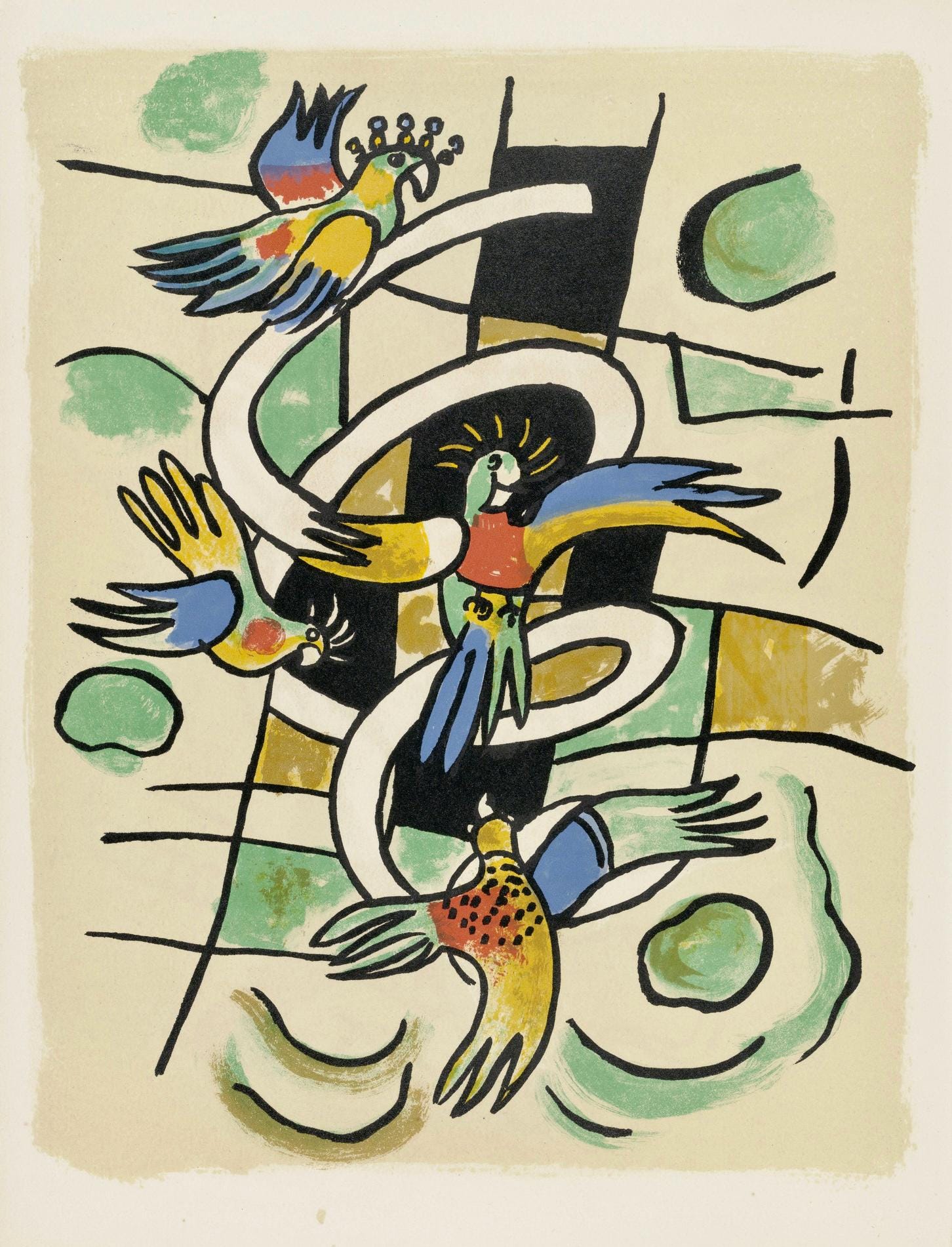 Fernand Léger, Composition, Cirque, Lithographies Originales, Limited Edition Lithograph