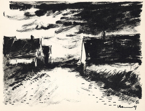 Maurice de Vlaminck, Maisons dans la Beauce, Limited Edition Lithograph