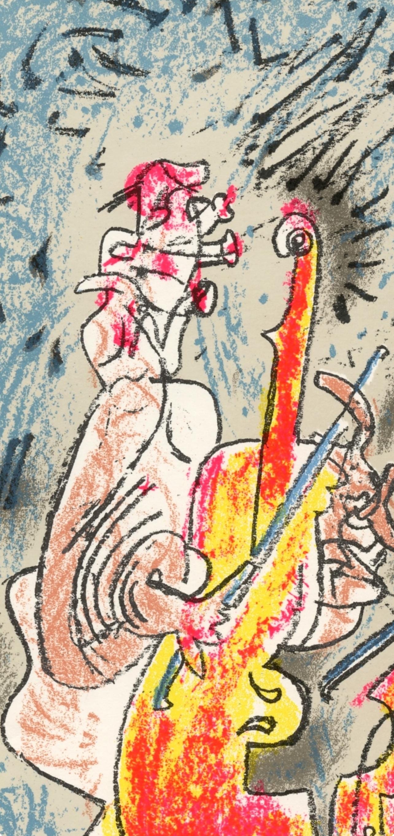 Roberto Matta, Composition, Ediciones Polígrafa, Redfern Gallery, Limited Edition Lithograph