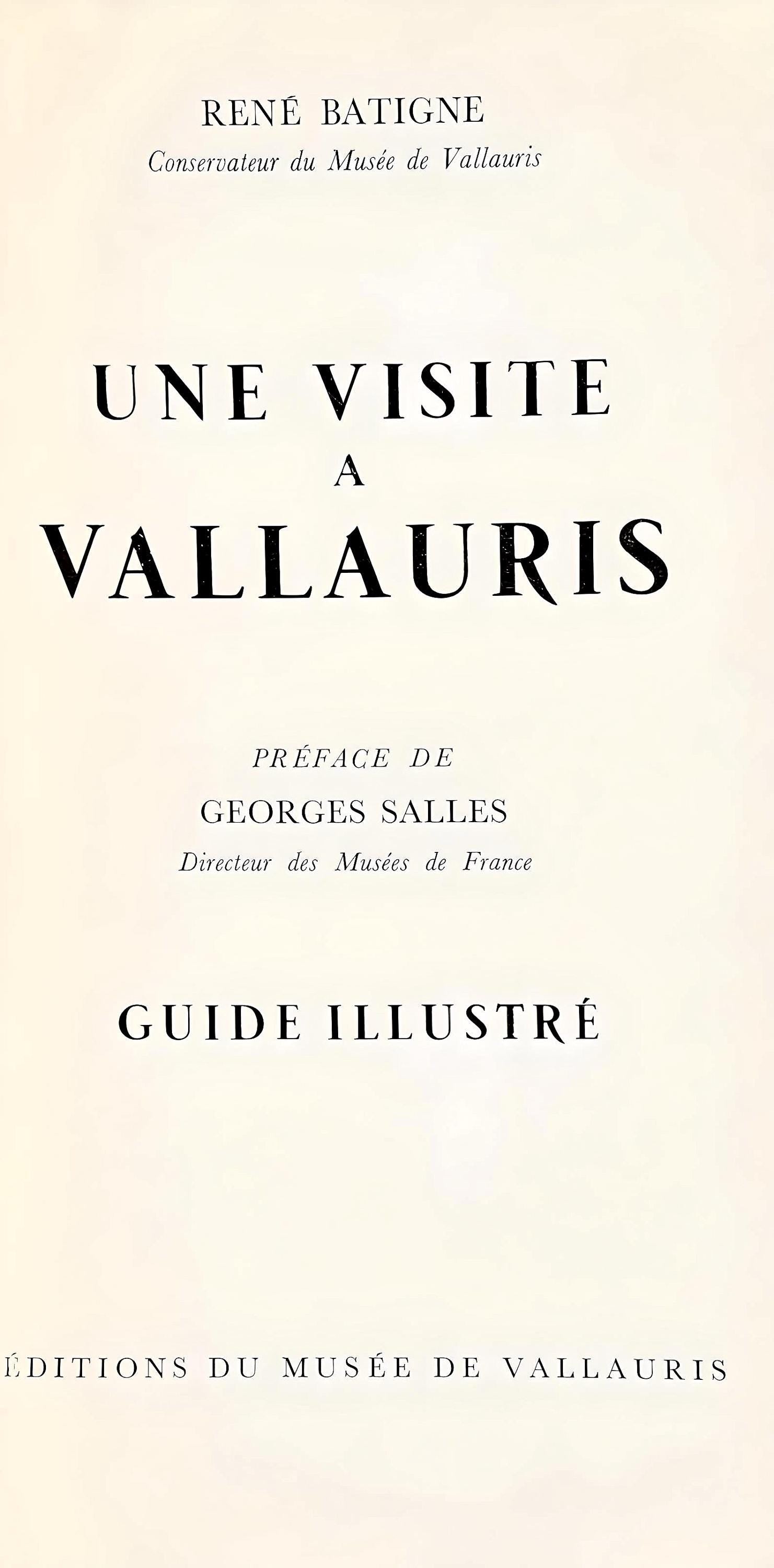 Pablo Picasso, Composition (Cramer 58; Mourlot 189), Une visite a Vallauris, Limited Edition Lithograph