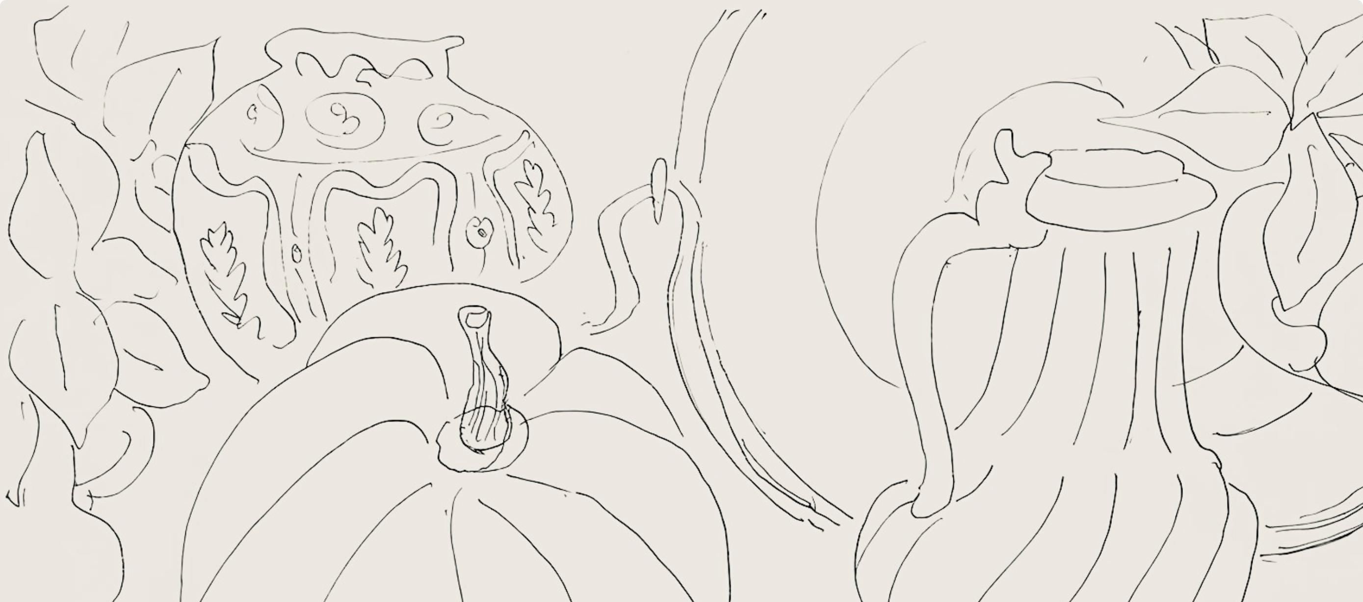 Henri Matisse, Série G, var. 5 (Duthuit 9), Henri Matisse, Dessins, Thèmes et variations, Limited Edition Lithograph
