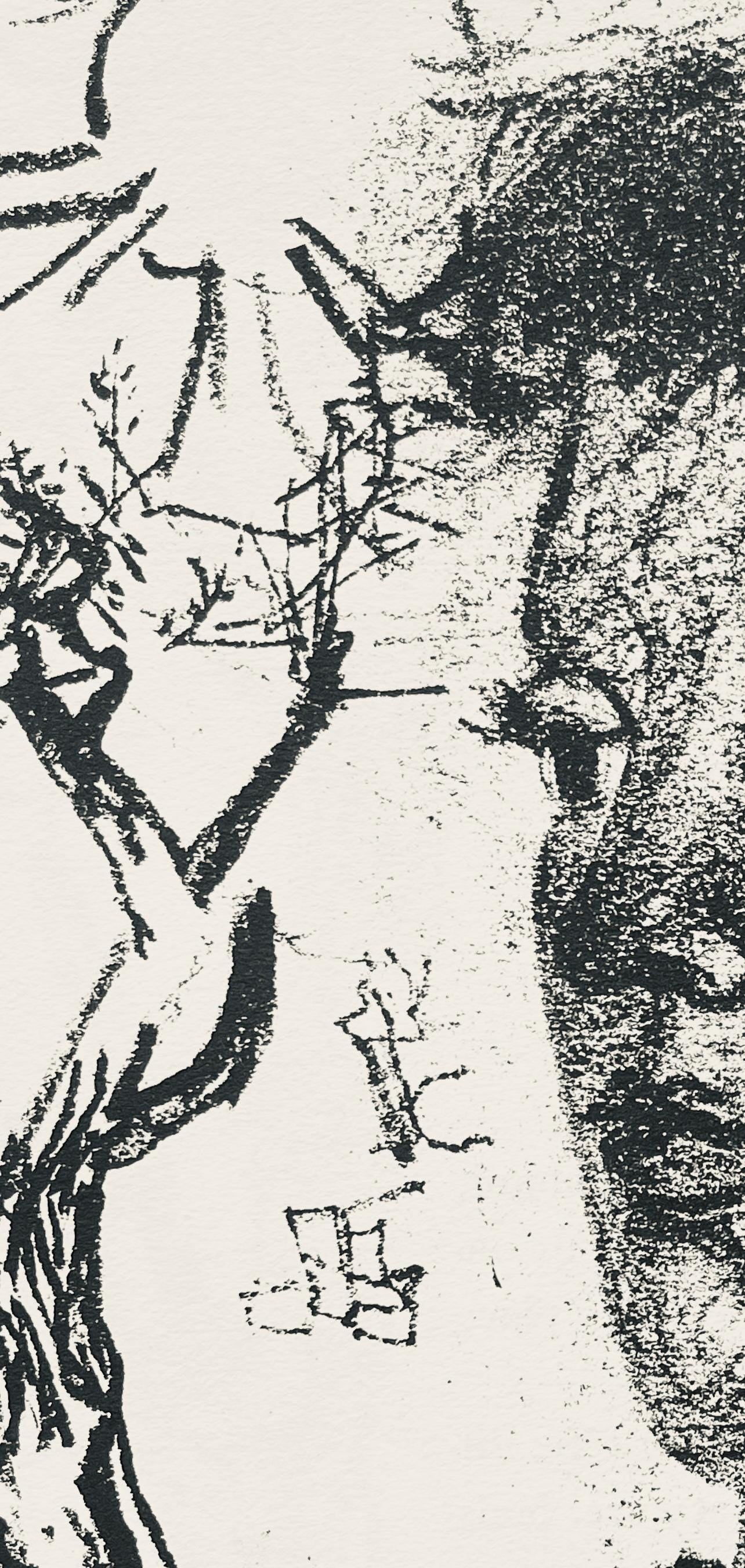 André Marchand, Composition, pierre ã feu provence noire, Limited Edition Lithograph