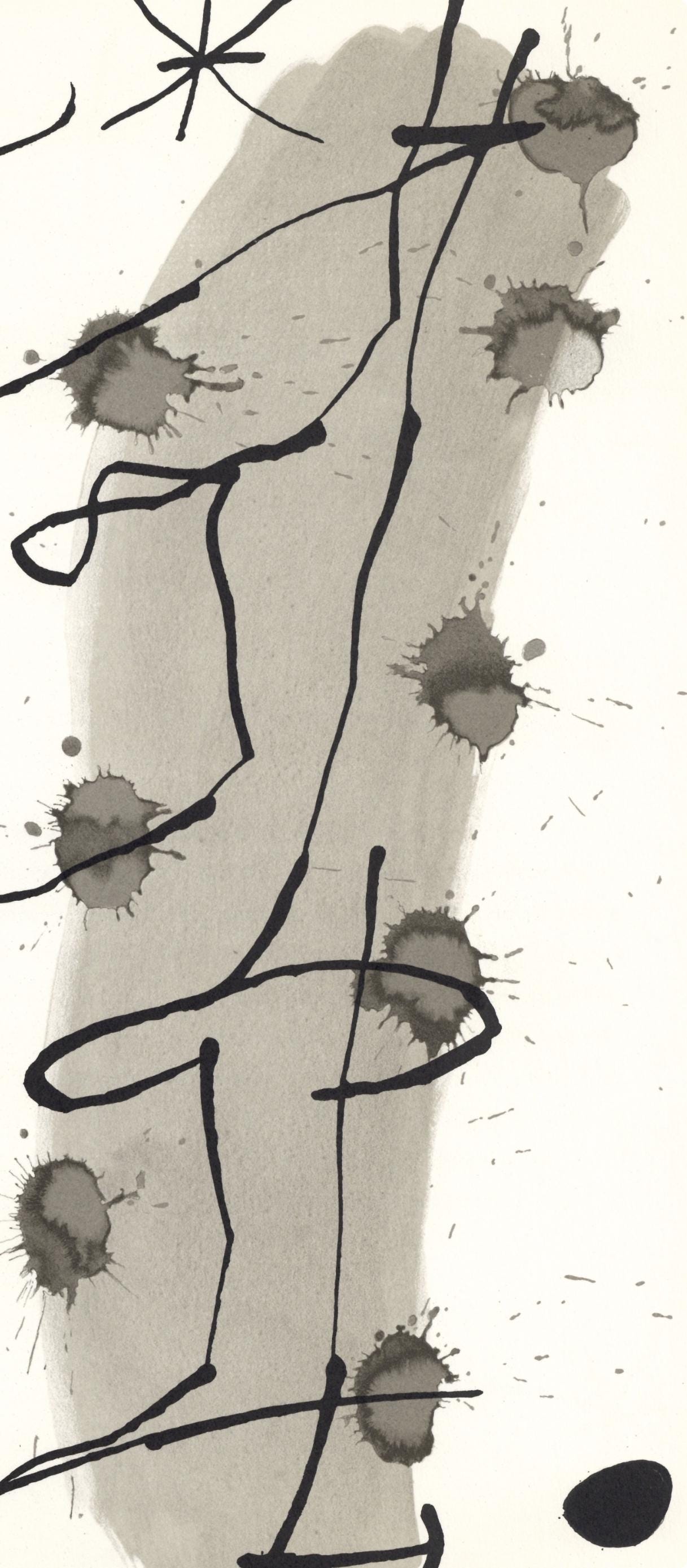 Joan Miró, Composition (Cramer 112; Mourlot 439-442), Derrière le miroir, Limited Edition Lithograph