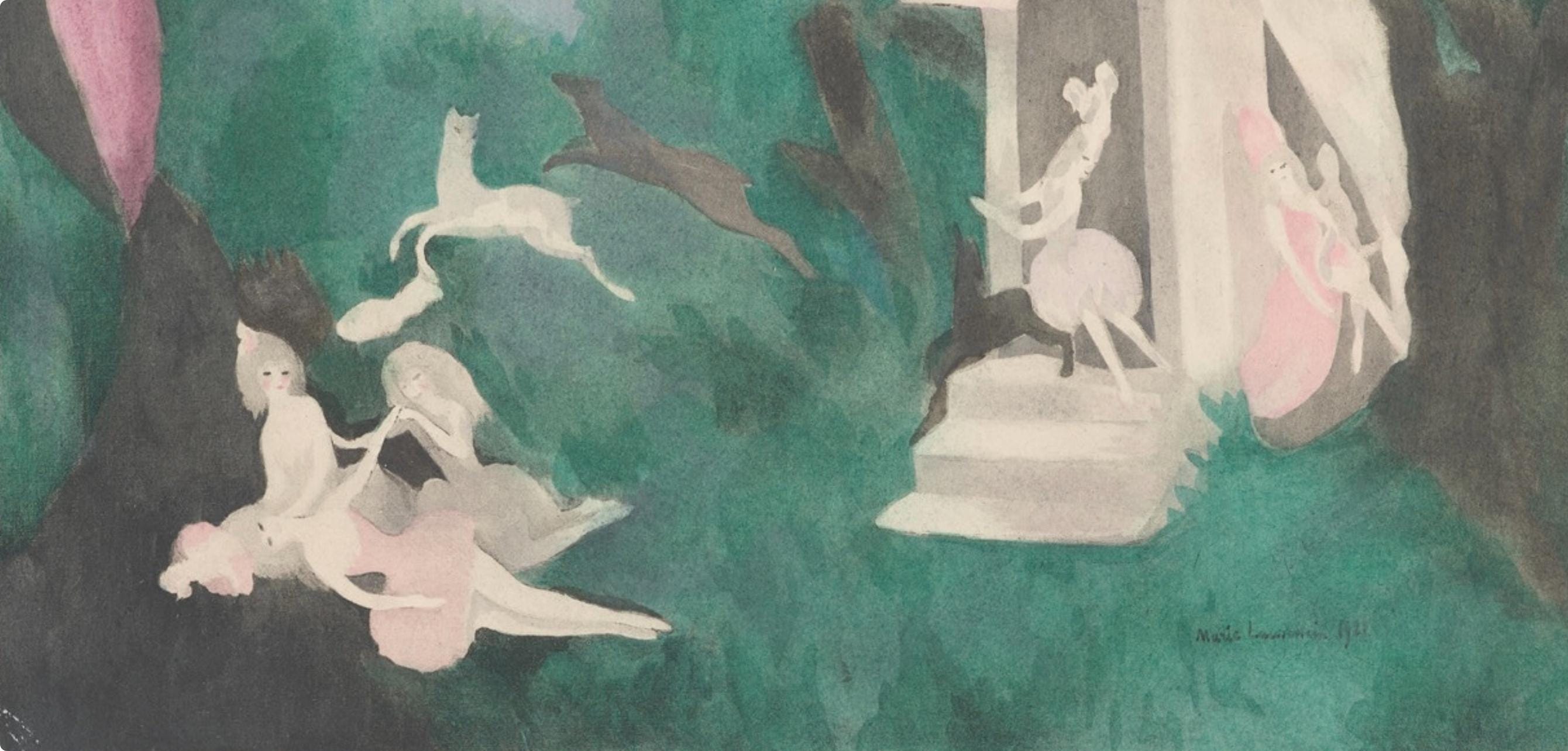Marie Laurencin, Composition, Les Biches, Limited Edition Lithograph
