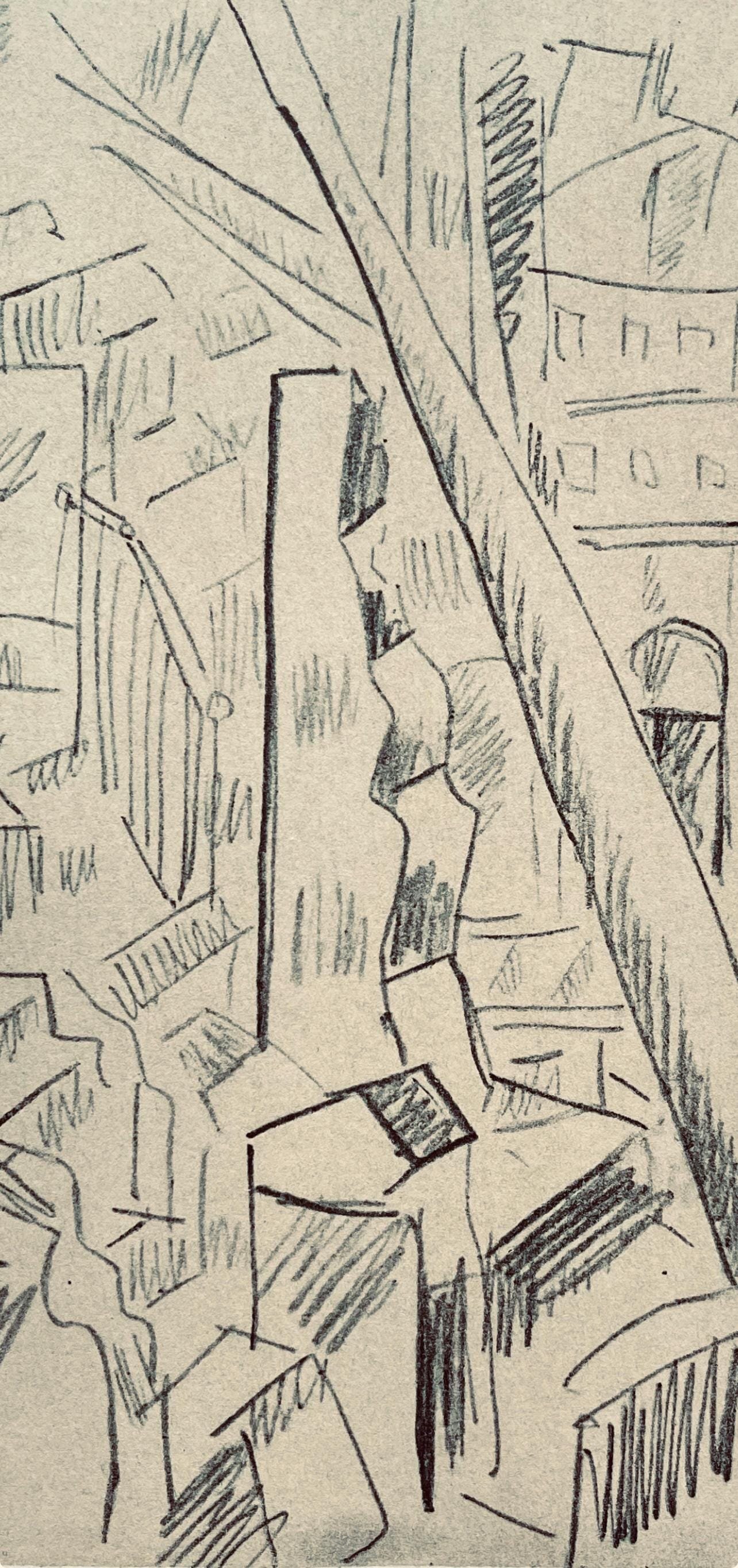 Fernand Léger, Verdun Détruit, Fernand Léger, Dessins de Guerre, Limited Edition Lithograph