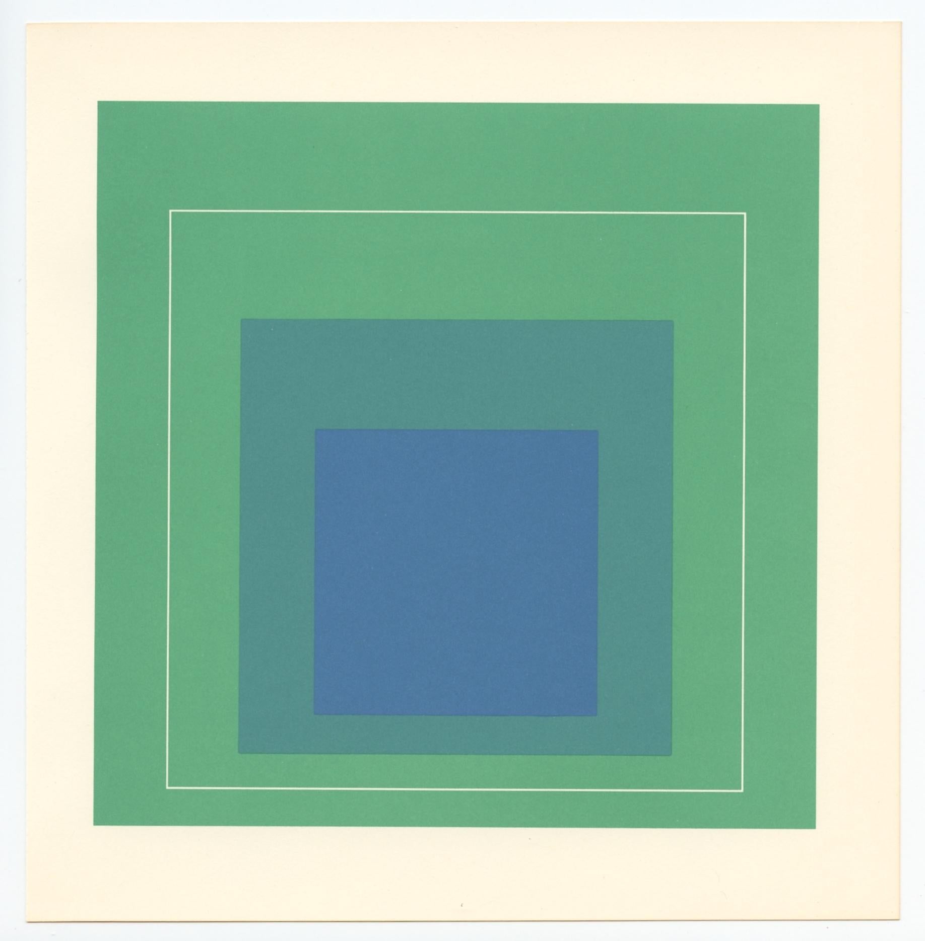 Josef Albers, Homage to the Square, Josef Albers: White Line Squares, Limited Edition Lithograph