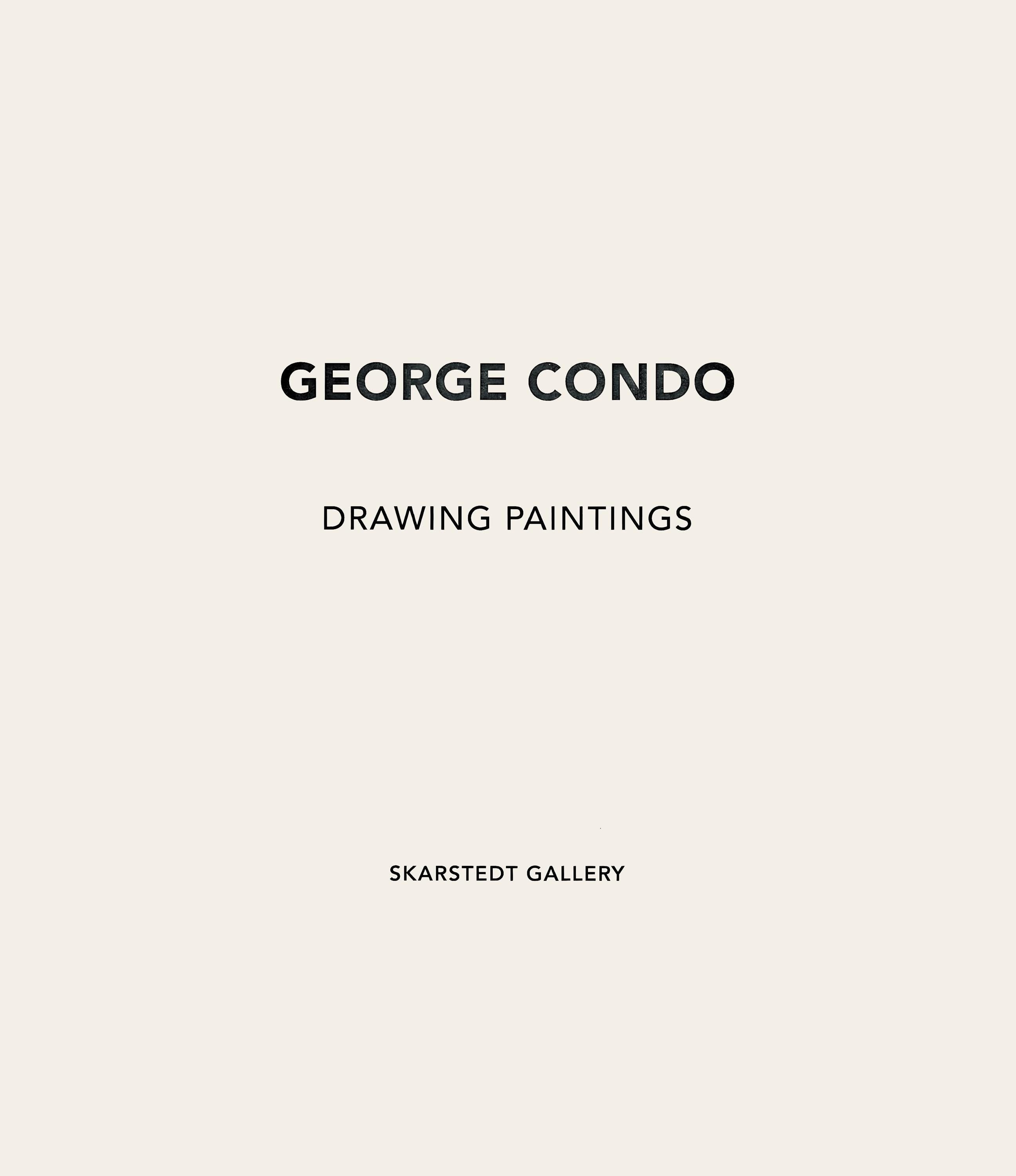 George Condo, Conversations, Drawing Paintings, Limited Edition Four Color Process Print
